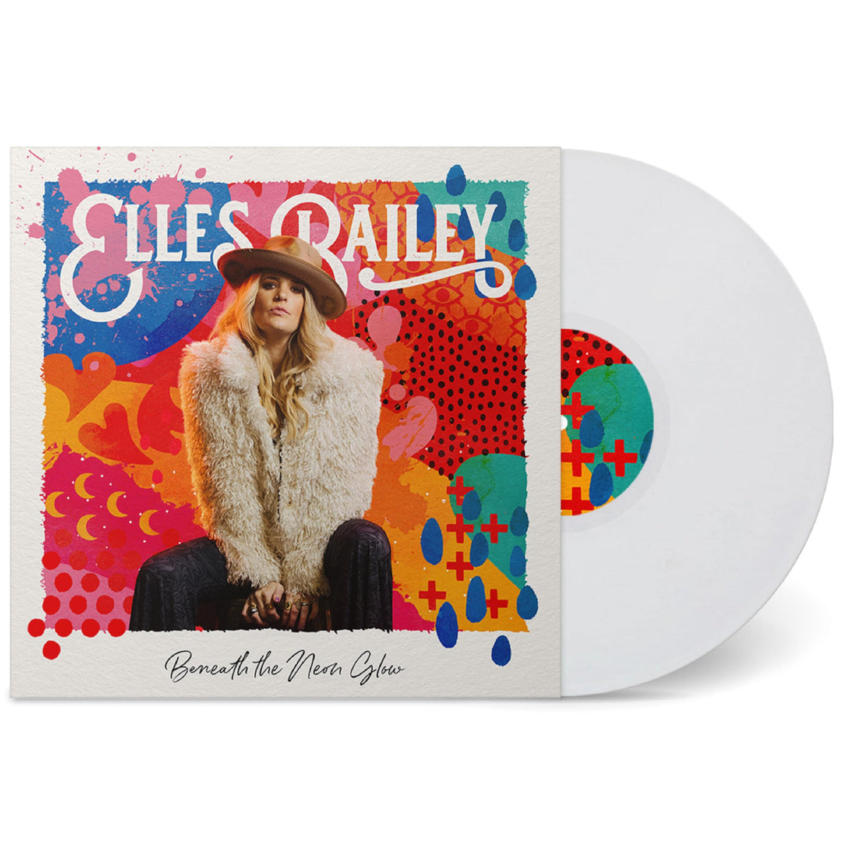 ELLES BAILEY - BENEATH THE NEON GLOW - LIMITED EDITION BLUE & WHITE SMOKE VINLY LP - PRE ORDER OUT 13TH NOVEMBER 2026