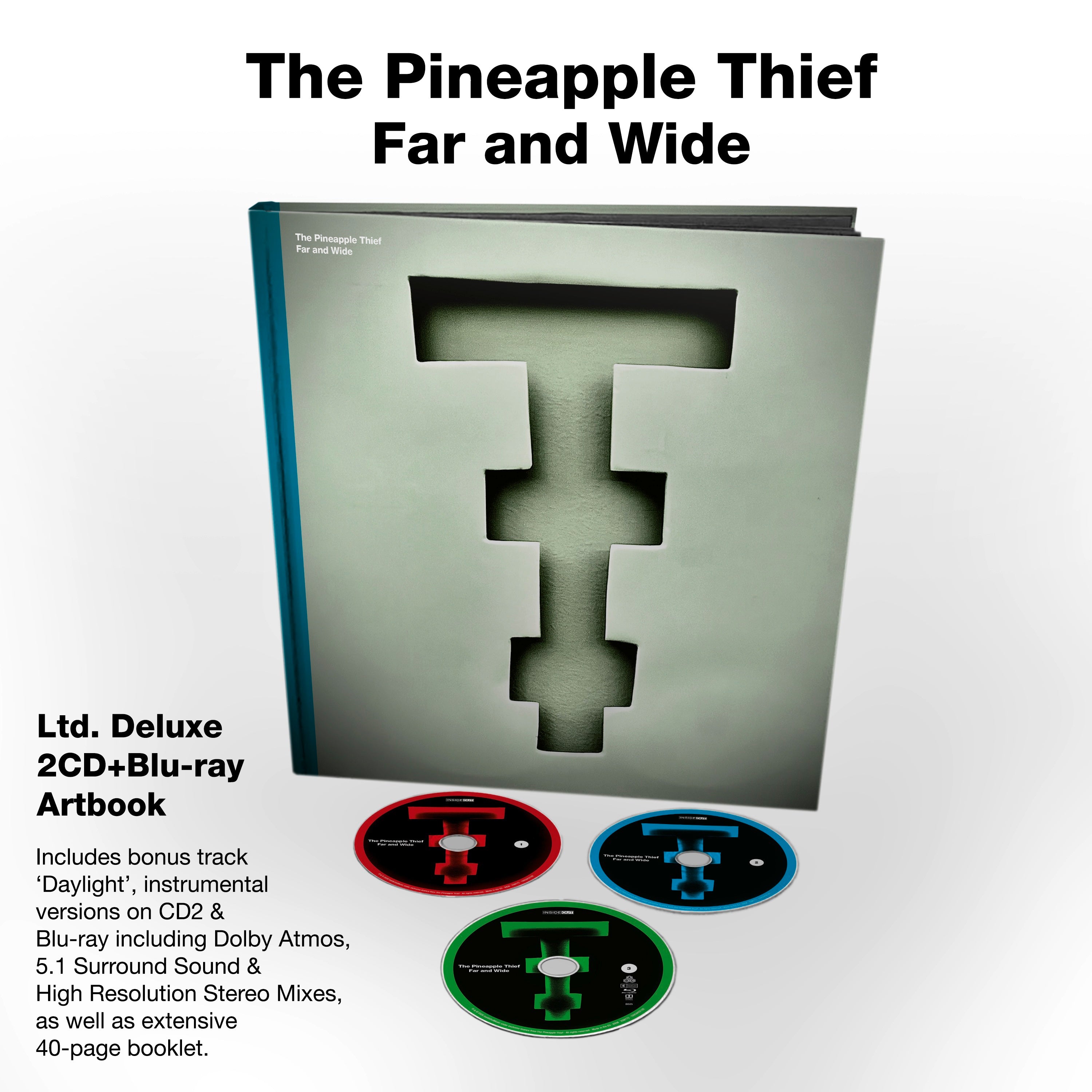 THE PINEAPPLE THIEF - FAR AND WIDE - LIMITED EDITION 2CD & BLU-RAY ARTBOOK
