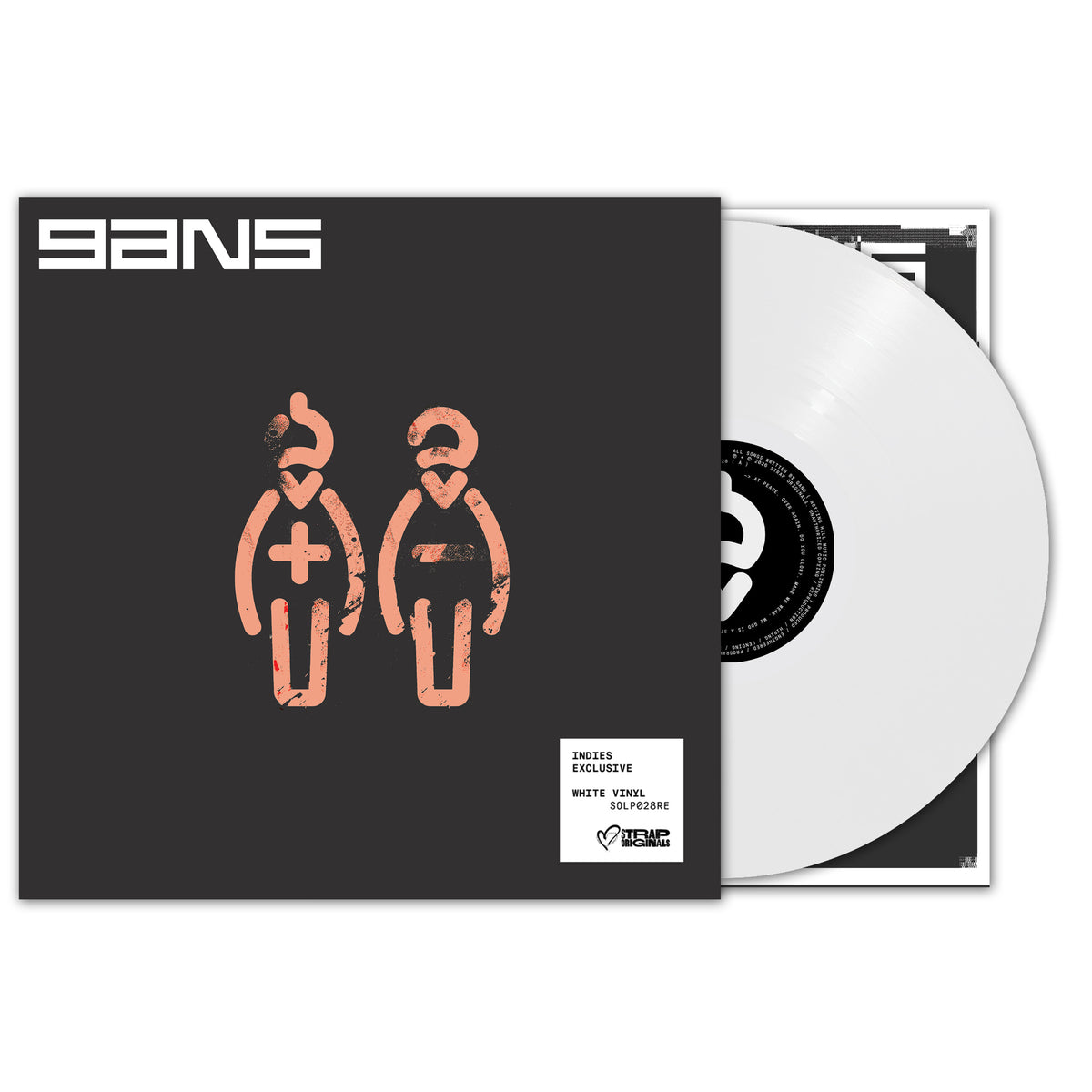 GANS - GANS - LIMIITED EDITION INDIES WHITE VINYL LP - PRE ORDER OUT 27TH FEBRUARY 2027