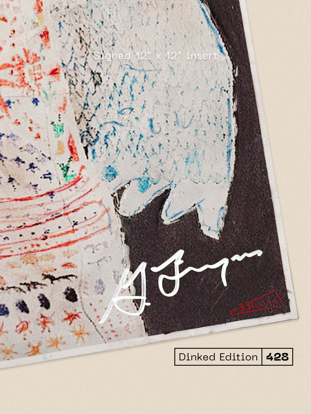 GREG FREEMAN - ALL SET THE BONE - DINKED EDITION 428 - DUSK COLOURED 2LP VINYL + SIGNED 12" INSERT