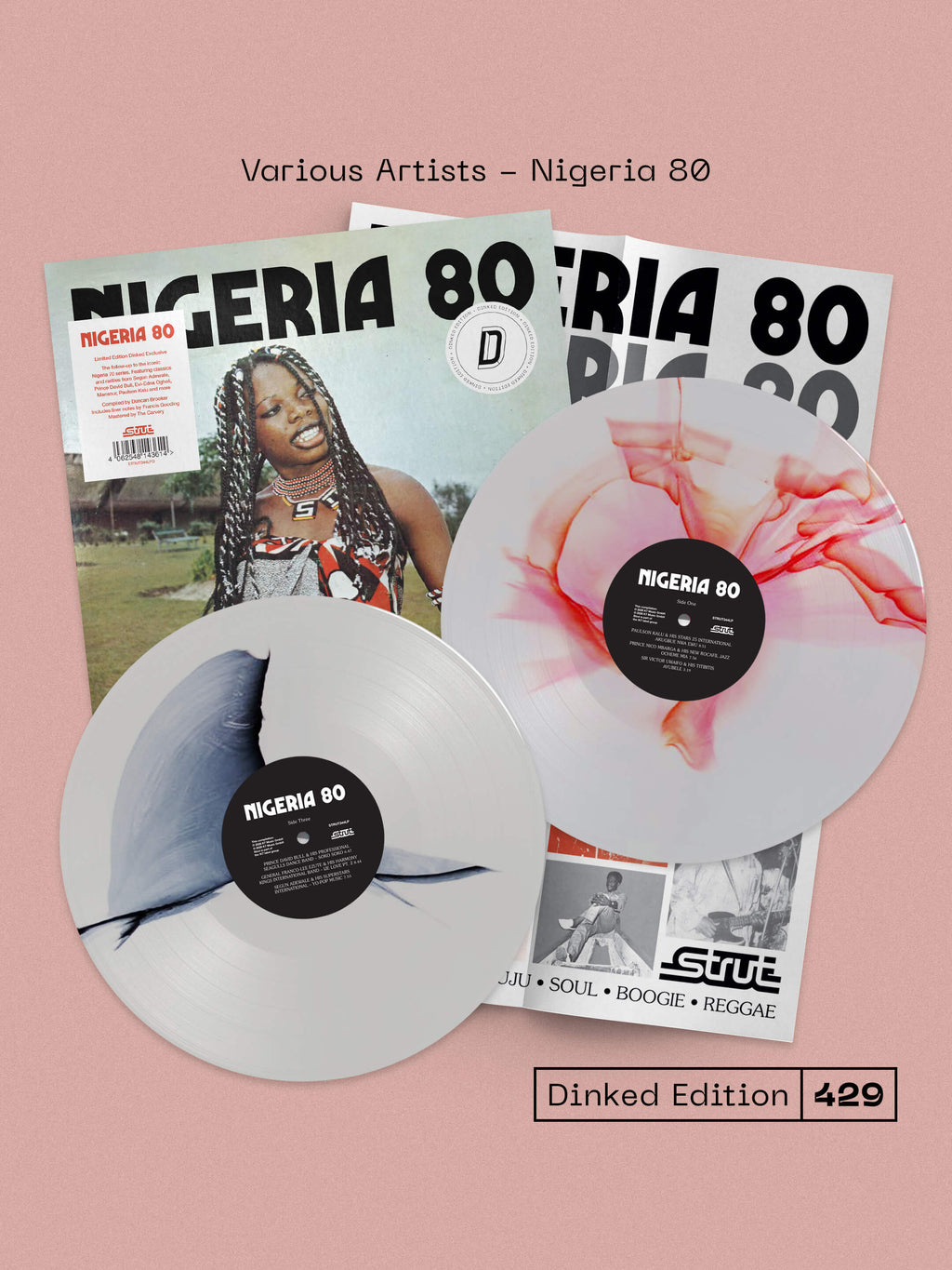 NIGERIA 80 - VARIOUS ARTISTS - DINKED EDITION 429 STRUT RECORDS - INKSPLOSION COLOUR 2LP VINYL