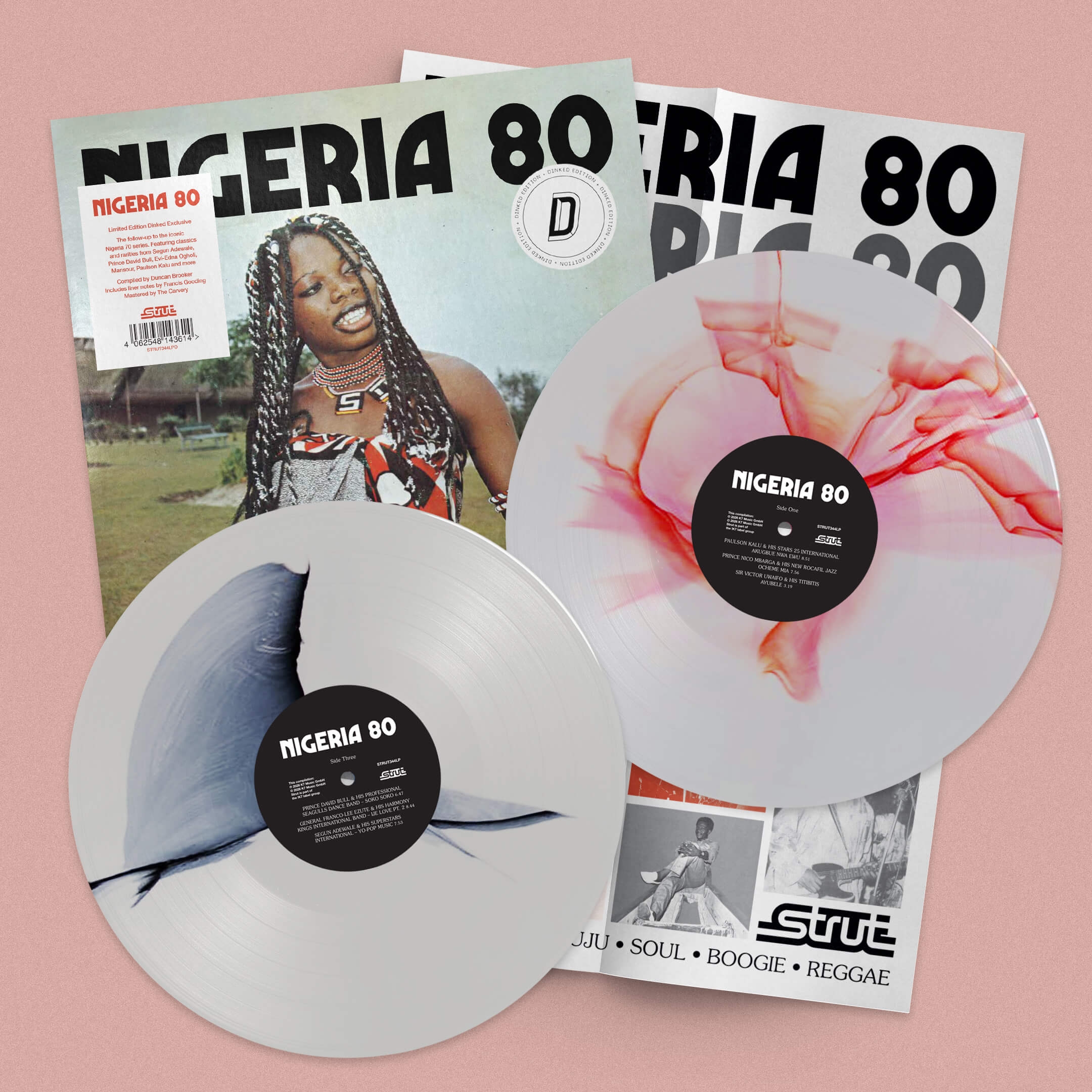 NIGERIA 80 - VARIOUS ARTISTS - DINKED EDITION 429 STRUT RECORDS - INKSPLOSION COLOUR 2LP VINYL