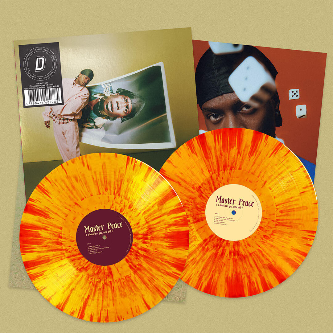 MASTER PEACE - if i don't love you, who will ? - DINKED EDITION 430 - YELLOW & RED SPLATTER DOUBLE VINYL 2LP - LIMITED PRESSING OF300 COPIES!