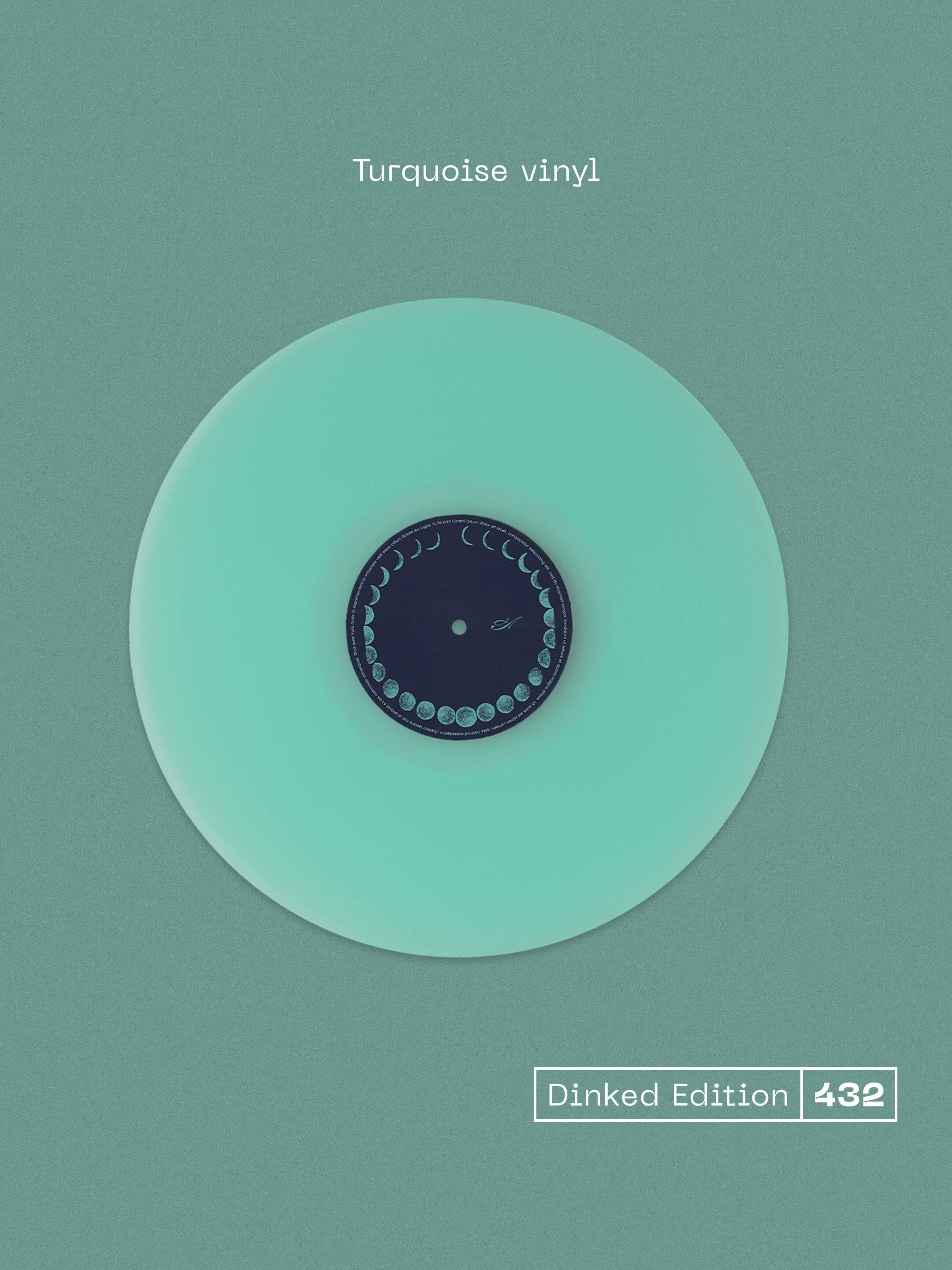 NIEVE ELLA - HOW LONG WILL IT TAKE? - DINKED EDITION 432 - TURQUOISE VINYL LP + SIGNED ART PRINT - LIMITED PRESSING OF 400.
