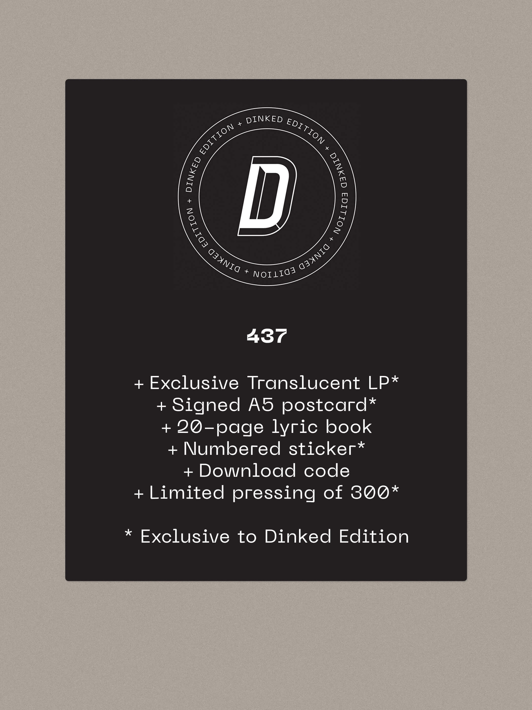 SHEHERAZAAD - KHUDGARZI - DINKED EDITION 437 - EXCLUSIVE TRANSPARENT LP VINYL + SIGNED POSTCARD & LYRIC BOOK