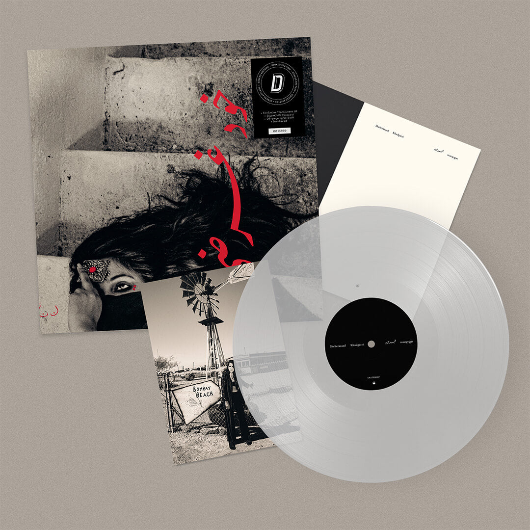 SHEHERAZAAD - KHUDGARZI - DINKED EDITION 437 - EXCLUSIVE TRANSPARENT LP VINYL + SIGNED POSTCARD & LYRIC BOOK