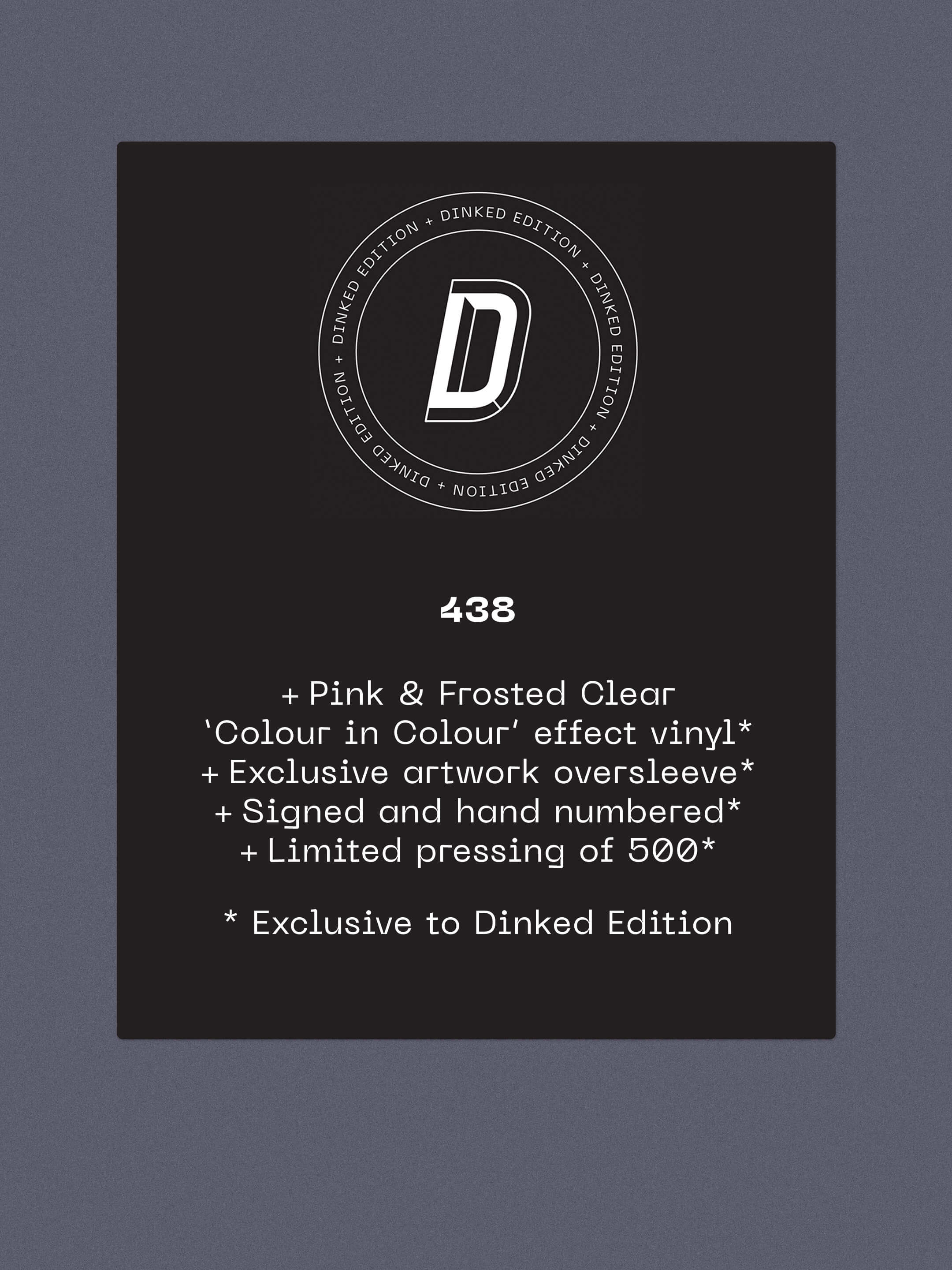 LITTLE GRANDAD - SPEAK SOFTLY, SON - DINKED EDITION 438 - PINK & FROSTED CLEAR 'COLUR IN COLOUR' EFFECT VINYL LP + SIGNED & HAND NUMBERED
