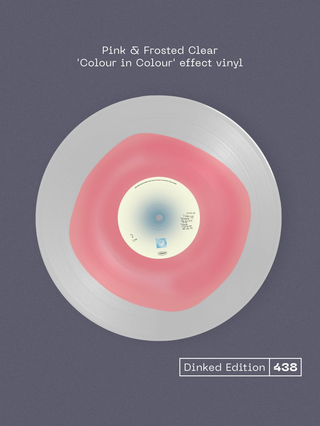 LITTLE GRANDAD - SPEAK SOFTLY, SON - DINKED EDITION 438 - PINK & FROSTED CLEAR 'COLUR IN COLOUR' EFFECT VINYL LP + SIGNED & HAND NUMBERED