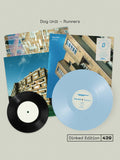 DOG UNIT - RUNNERS - DINKED EDITION 439 - ICE BLUE VINYL LP + ART PRINT & BONUS 7"