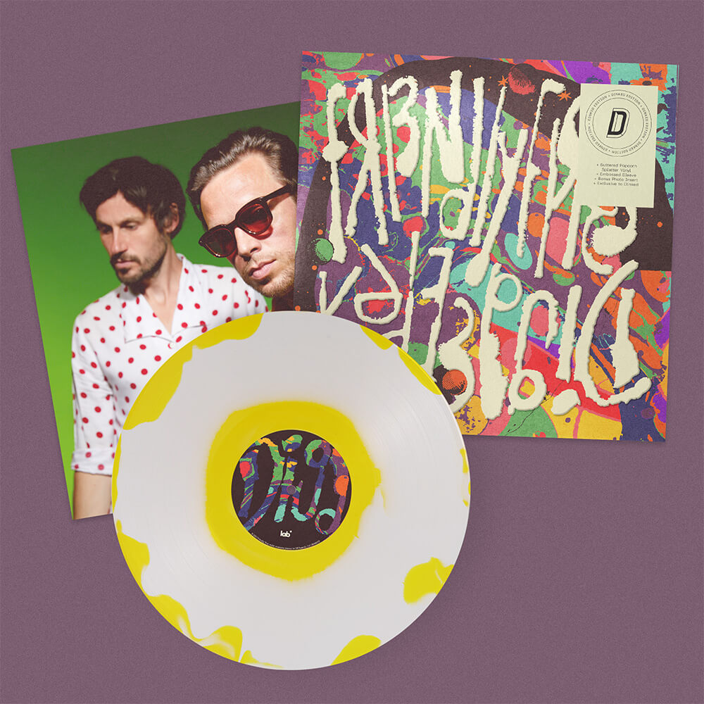 FRIENDLY FIRES - DIG DEEPER - DINKED EDITION 441 - NUMBERED 'BUTTERED POPCORN SPLATTER' VINYL LP + ART PRINT - PRE ORDER OUT 15TH JAN 2027