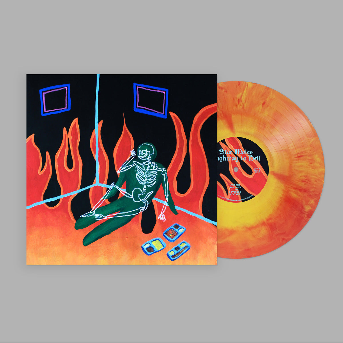 STAR MOLES - HIGHWAY TO HELL - LIMITED EDITION HELLFIRE VINYL LP - PRE ORDER OUT 4TH DECEMBER 2026