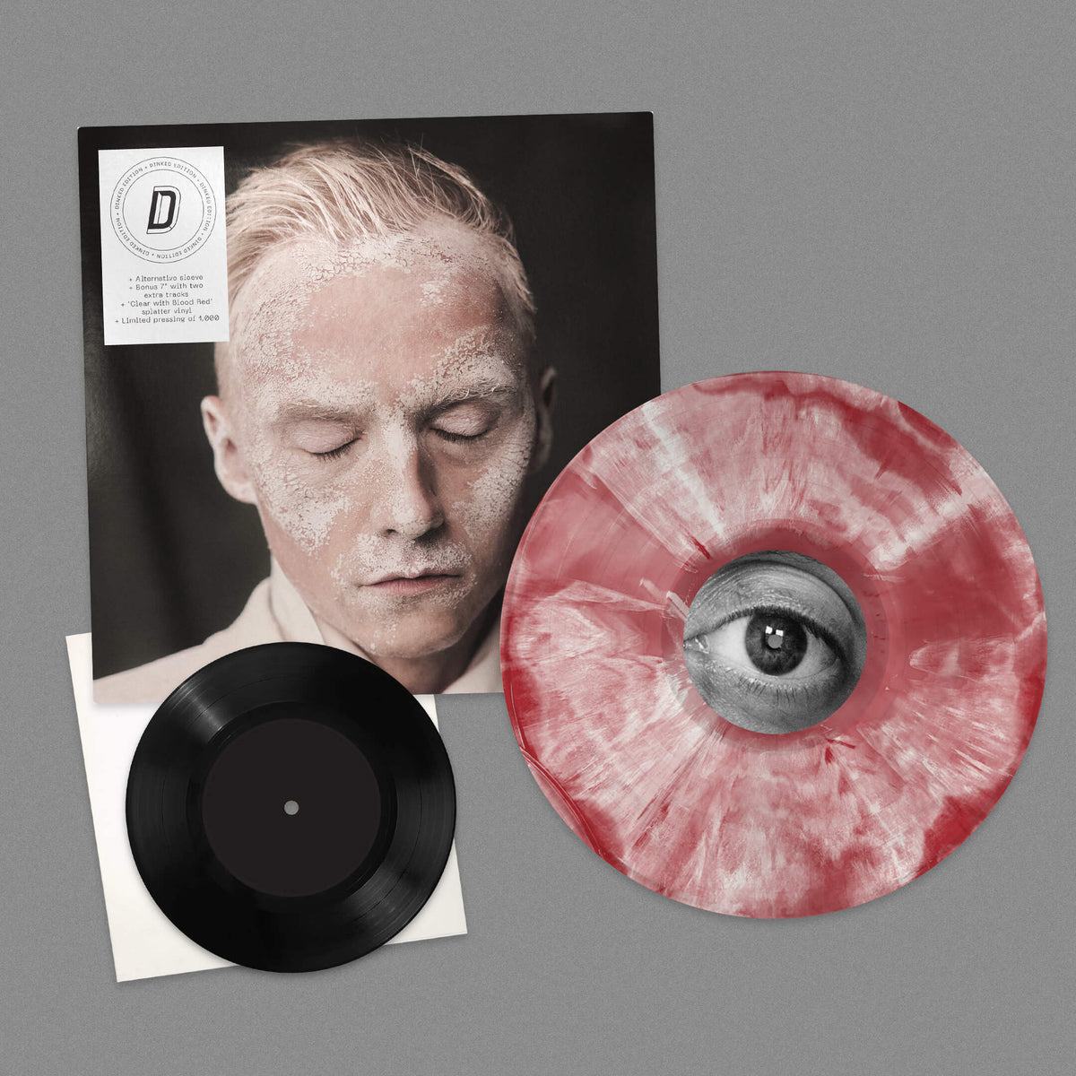 HAMISH HAWK - INTRIGUER/TENDERNESS - DINKED EDITION 446 - CLEAR WITH BLOOD RED SPLATTER VINYL LP + BONUS 7" + ALTERNATIVE SLEEVE - LIMITED TO 1000 COPIES - PRE ORDER OUT 2ND APRIL 2027