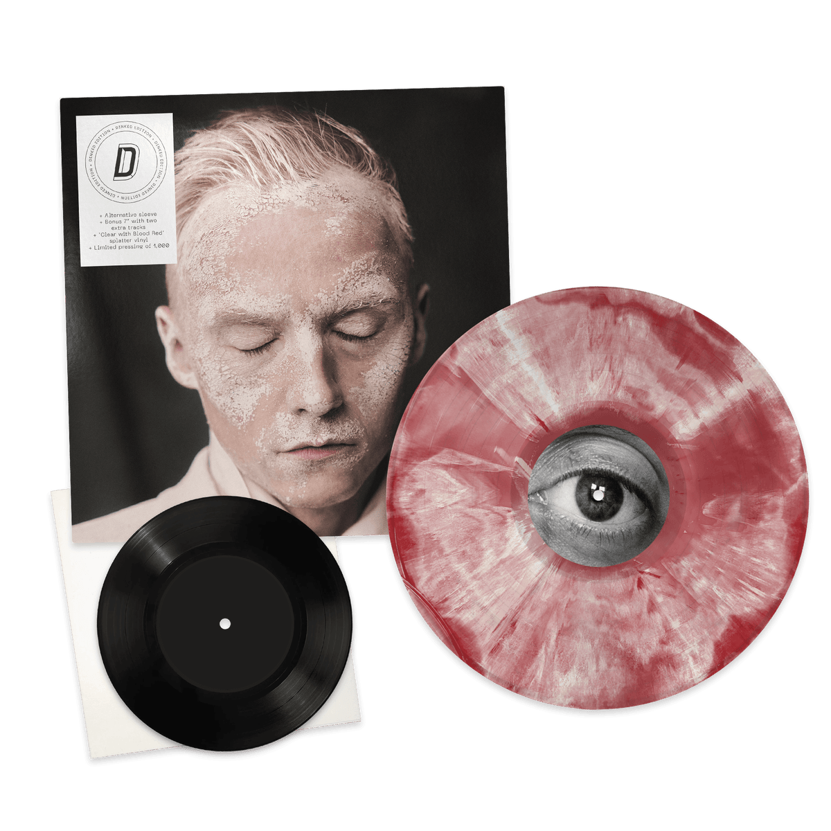HAMISH HAWK - INTRIGUER/TENDERNESS - DINKED EDITION 446 - CLEAR WITH BLOOD RED SPLATTER VINYL LP + BONUS 7" + ALTERNATIVE SLEEVE - LIMITED TO 1000 COPIES - PRE ORDER OUT 2ND APRIL 2027