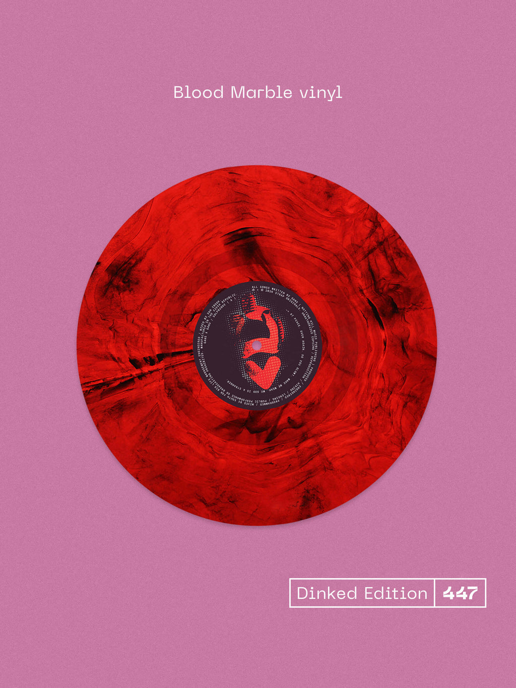 GANS - GANS - DINKED EDITION 447 - BLOOD MARBLE VINYL LP - ALTERNATE ARTWORK + A2 POSTER - LIMITED TO 500 COPIES - PRE ORDER OUT 26TH FEB 2027