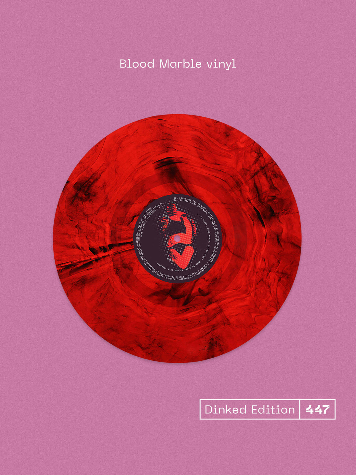 GANS - GANS - DINKED EDITION 447 - BLOOD MARBLE VINYL LP - ALTERNATE ARTWORK + A2 POSTER - LIMITED TO 500 COPIES - PRE ORDER OUT 26TH FEB 2027