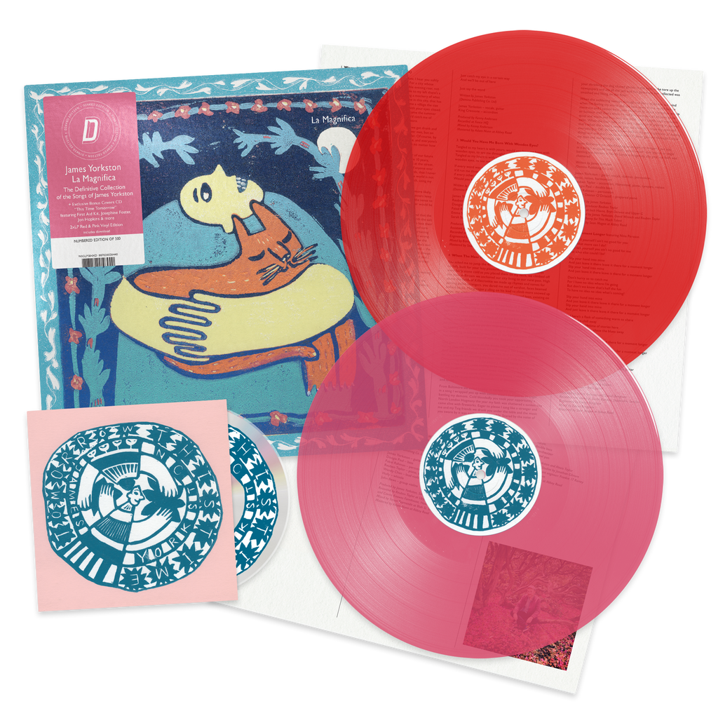 JAMES YORKSTON - LA MAGNIFICA - DINKED EDITION 448 - RED & PINK COLOUR 2LP VINYL + BONUS CD - LTD TO 500 COPIES - PRE ORDER OUT 27TH NOV 2026