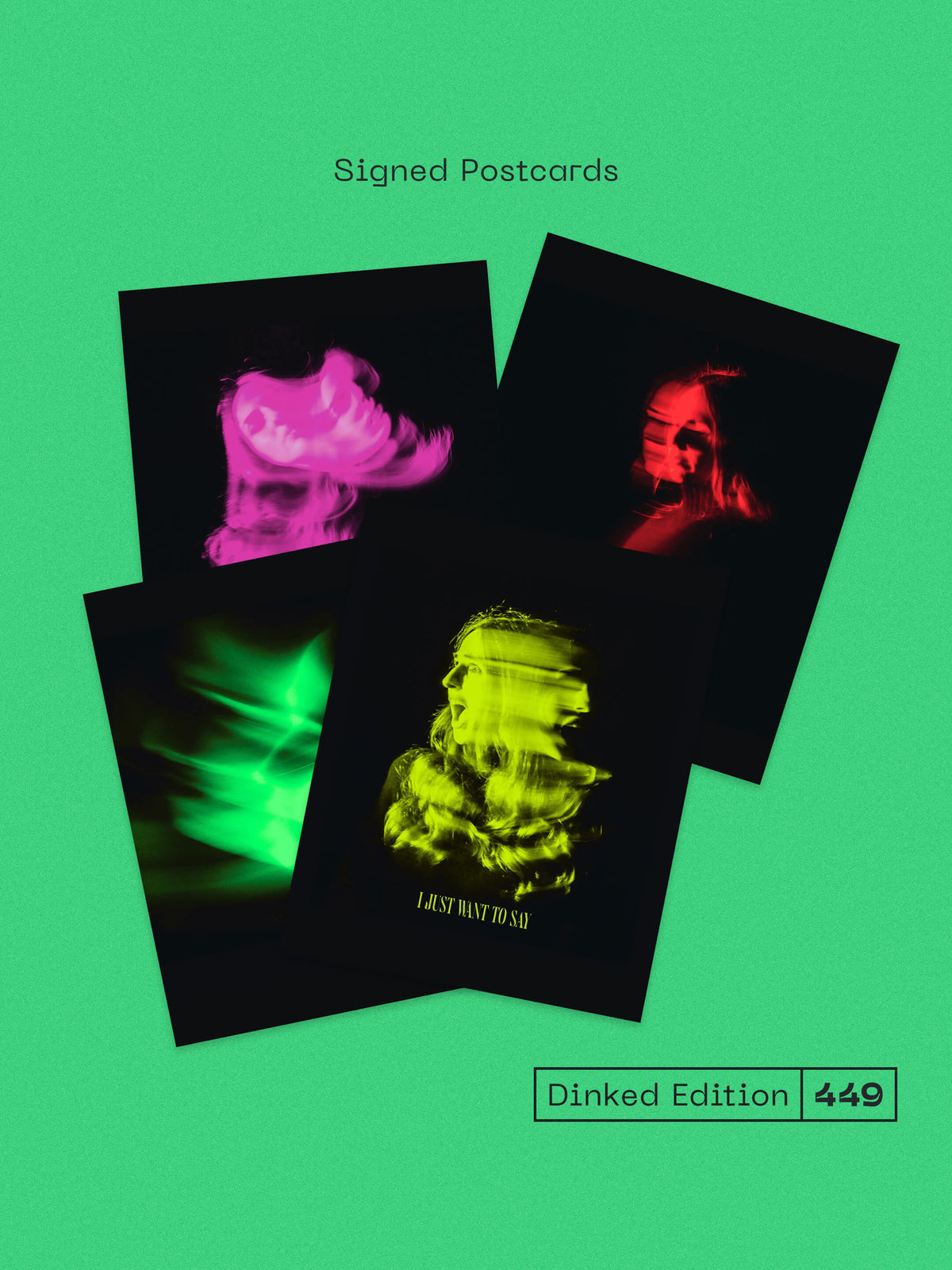 AMELIA COBURN - MYSELF AND OTHER MONSTERS - DINKED EDITION 449 - MONSTROUS GREEN VINYL LP + BONUS 7" & SIGNED POSTCARDS - PRE ORDER OUT 5TH MARCH 2027
