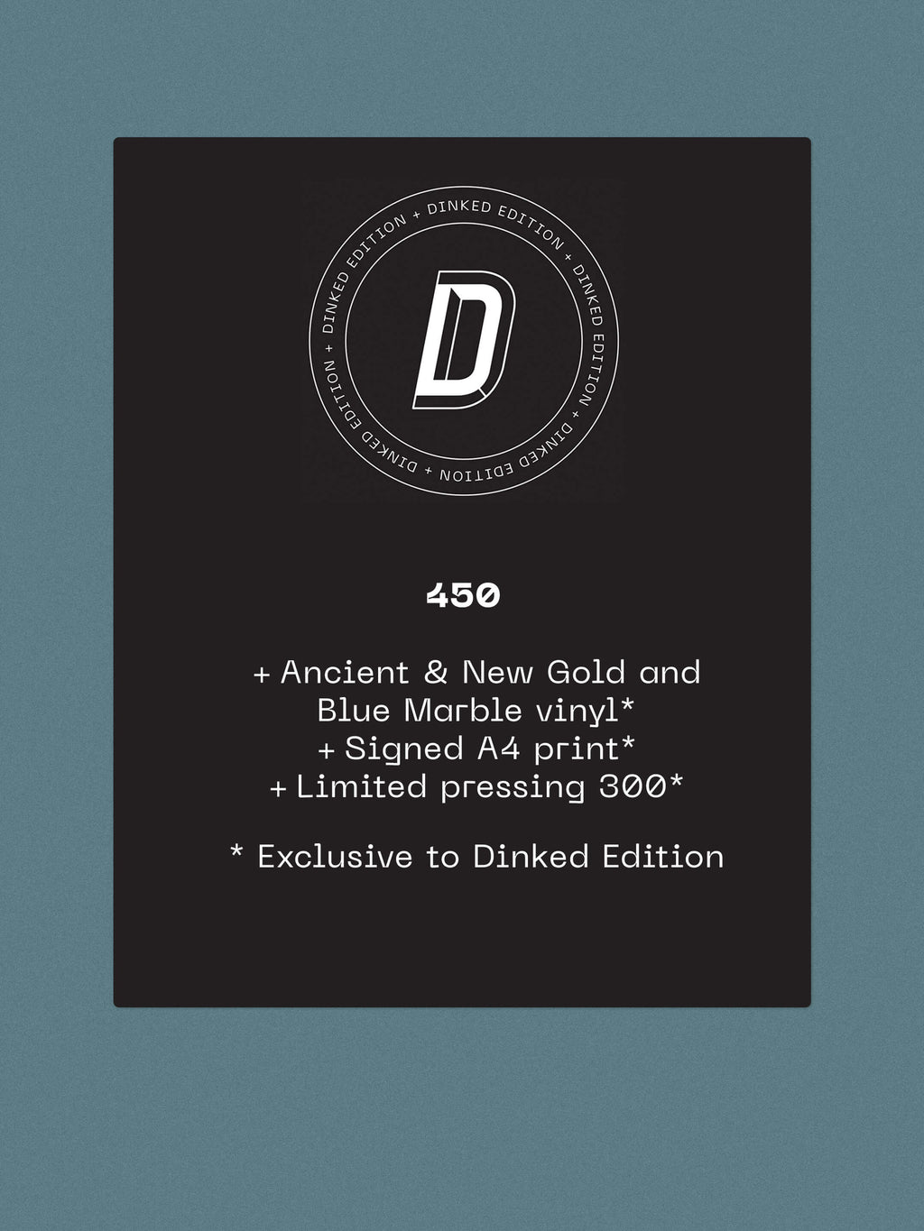 CEITIDH MAC - SING, SUNG, SINGING - DINKED EDITION 450 - ANCIENT + NEW GOLD & BLUE MARBLE VINYL LP + SIGNED PRINT LIMITED TO 300 COPIES - PRE ORDER OUT 8TH JAN 2027