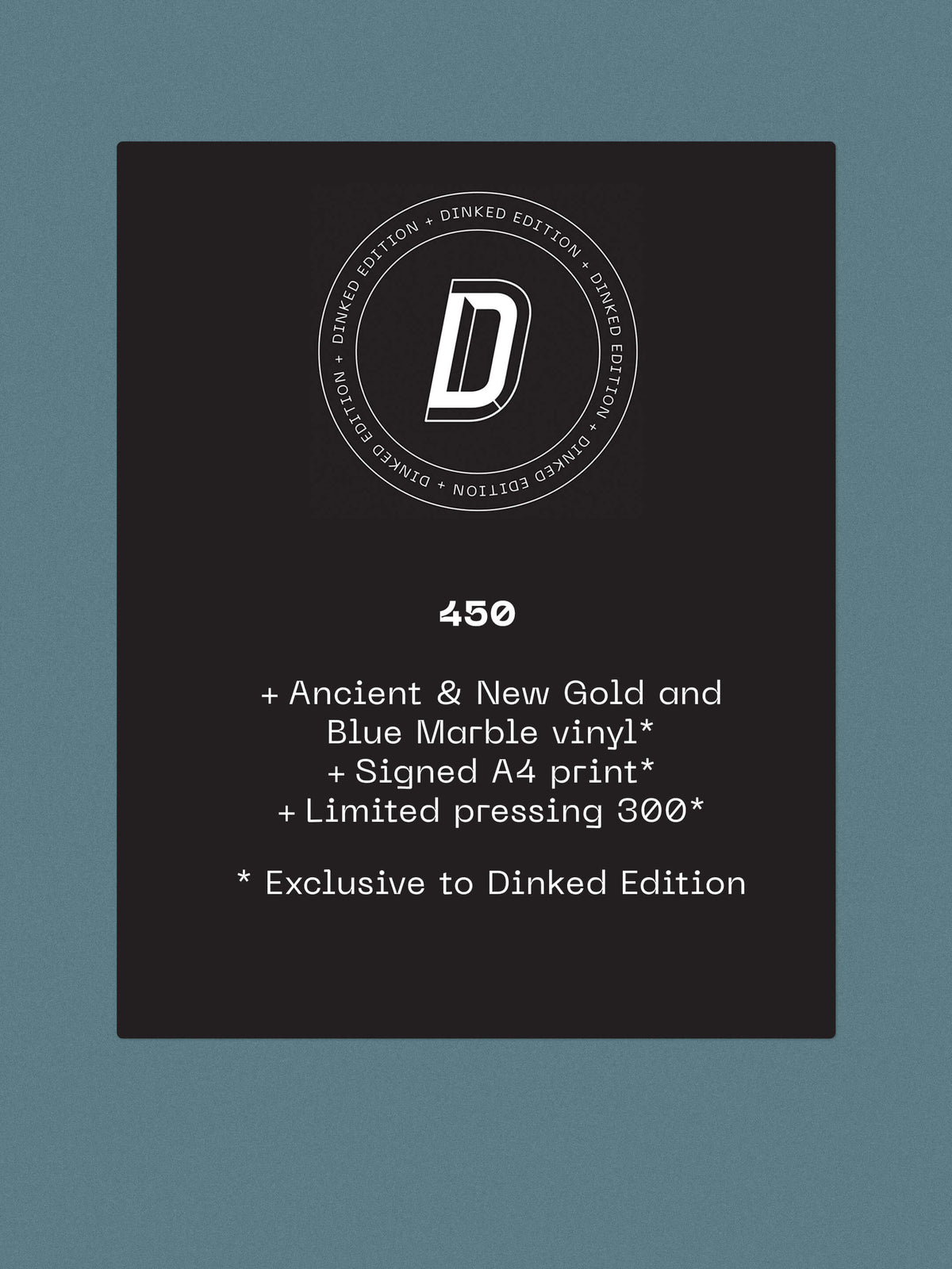 CEITIDH MAC - SING, SUNG, SINGING - DINKED EDITION 450 - ANCIENT + NEW GOLD & BLUE MARBLE VINYL LP + SIGNED PRINT LIMITED TO 300 COPIES - PRE ORDER OUT 8TH JAN 2027