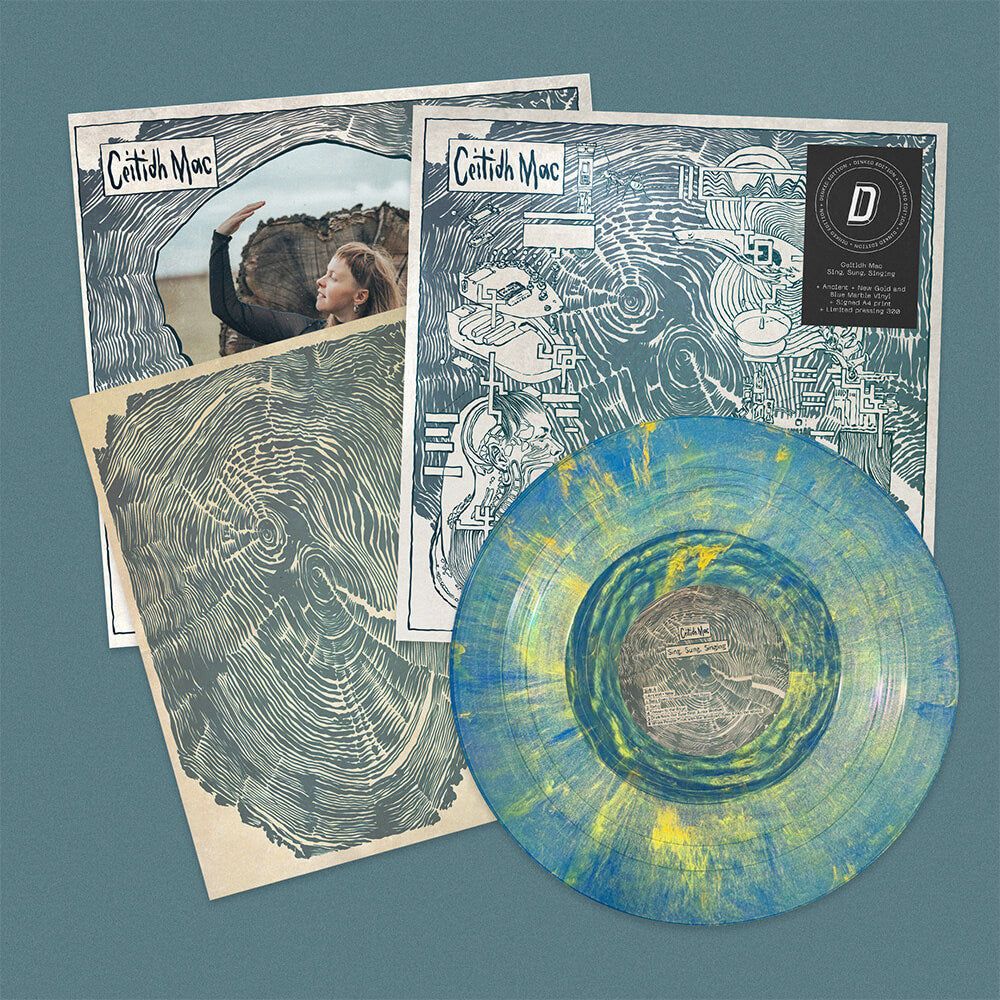 CEITIDH MAC - SING, SUNG, SINGING - DINKED EDITION 450 - ANCIENT + NEW GOLD & BLUE MARBLE VINYL LP + SIGNED PRINT LIMITED TO 300 COPIES - PRE ORDER OUT 8TH JAN 2027