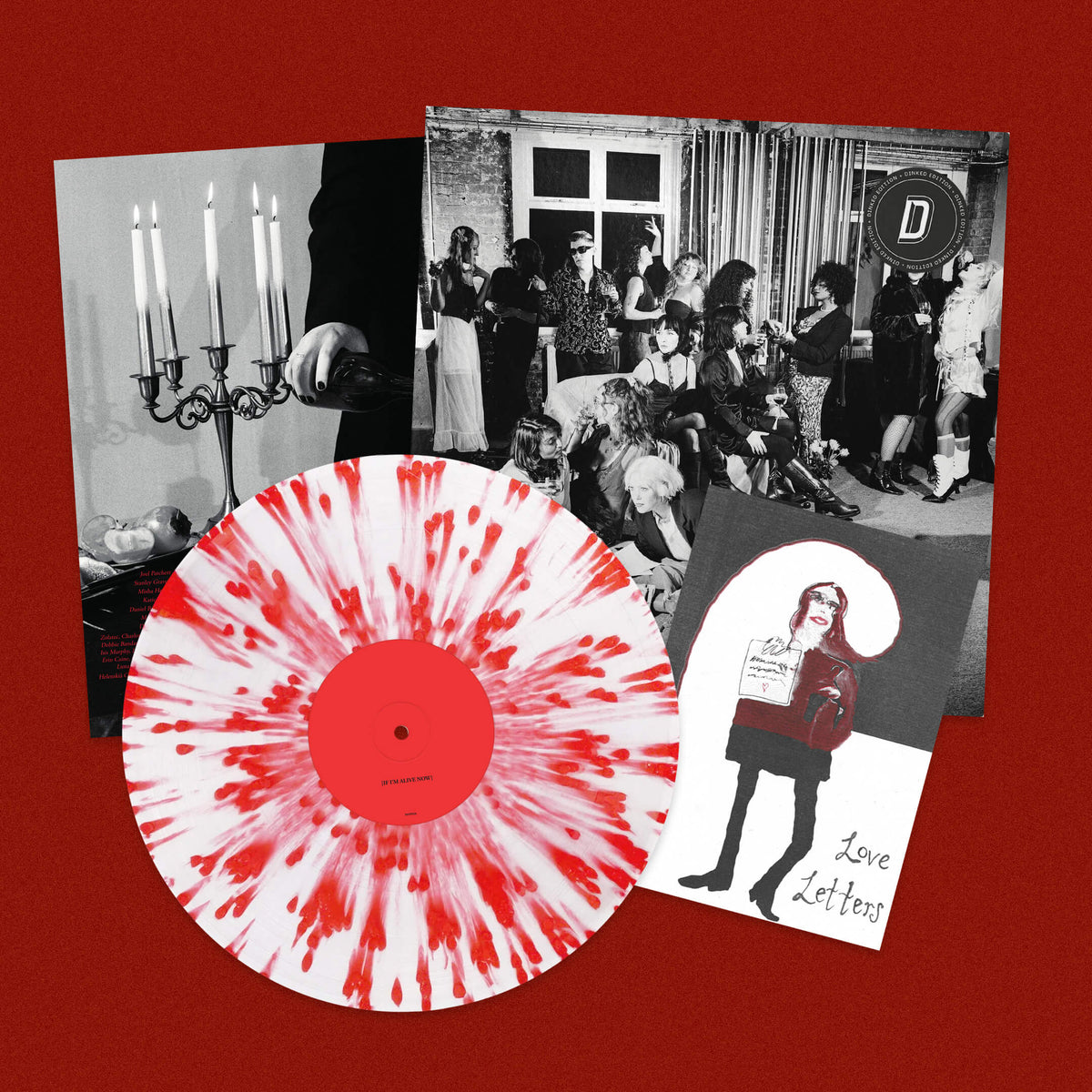 PINS - IF I'M ALIVE NOW, THEN I WAS DEAD - DINKED EDITION 451 - WHITE VINYL LP WITH RED SPLATTER - PRE ORDER OUT 12TH FEB 2027