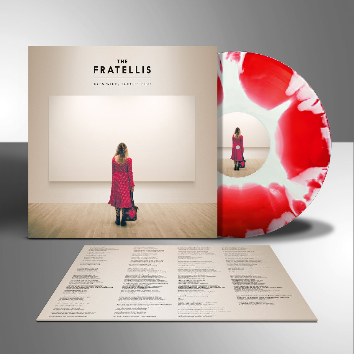 THE FRATELLIS - EYE WIDE TONGUE TIED - LIMITED EDITION RED & WHITE SUNBURST VINYL LP - PRE ORDER OUT 4TH DECEMBER 2026