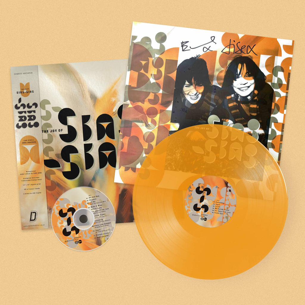 SING-SING - THE JOY OF SING-SING - DINKED ARCHIVE EDITION 35 - TRANSLUCENT DELICOUS ORANGE + SIGNED PRINT & BONUS CD