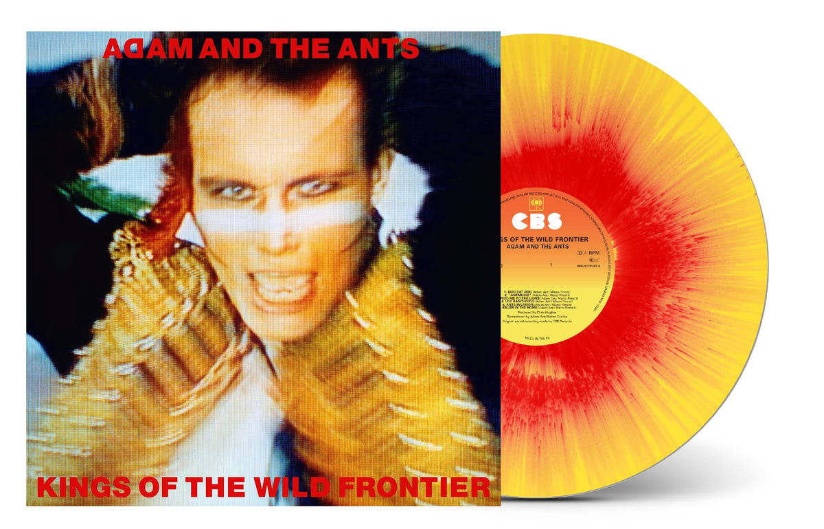 ADAM & THE ANTS - KINGS OF THE WILD FRONTIER - LIMITED EDITION SUNBURST SPLATTER VINYL LP - NATIONAL ALBUM DAY TITLE - PRE ORDER OUT SATURDAY 17TH OCT 2026