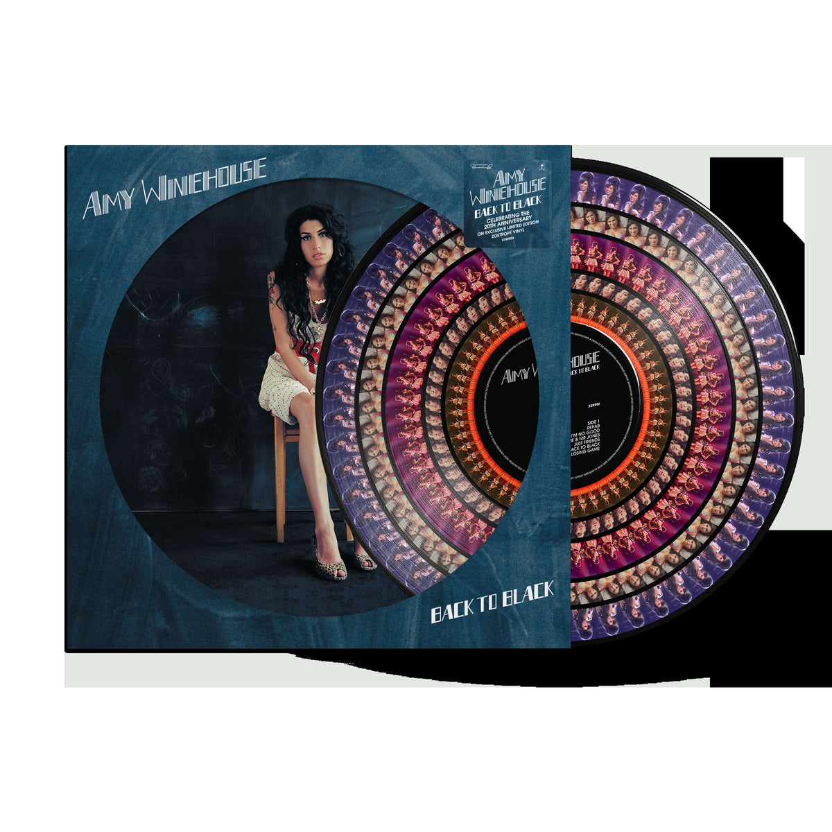 AMY WINEHOUSE - BACK TO BLACK - LIMITED EDITION ZOETROPE VINYL LP - PRE ORDER OUT 23RD OCT 2026