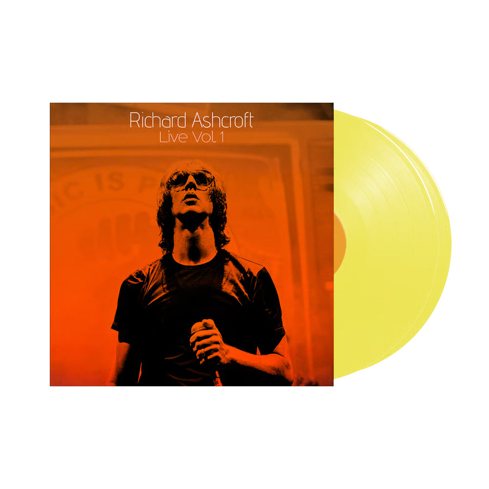 RICHARD ASHCROFT - LIVE VOL 1 - LIMITED SUNSHINE YELLOW 2LP VINYL