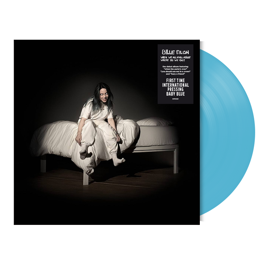 BILLIE EILISH - WHEN WE ALL FALL ASLEEP, WHERE DO WE GO? - LIMITED EDITION BABY BLUE VINYL LP
