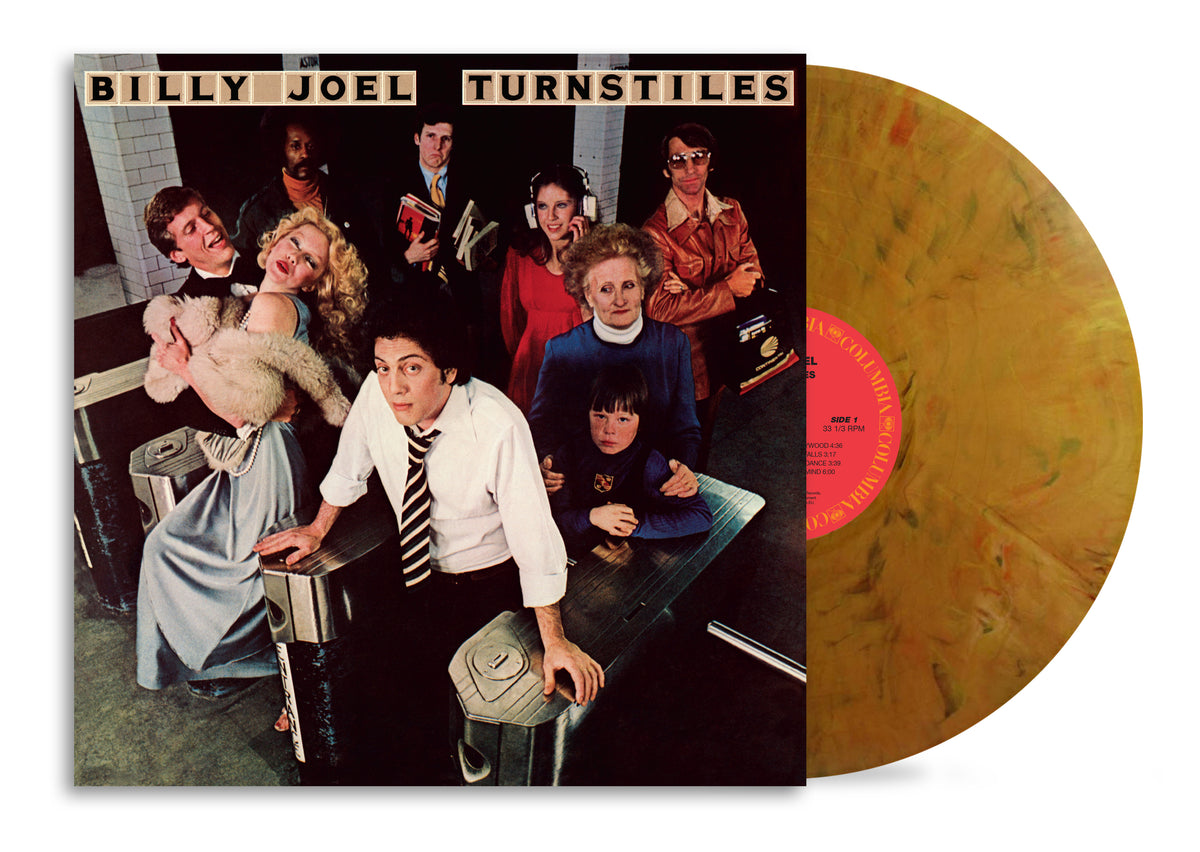 BILLY JOEL - TURNSTILES - LIMITED EDITION SUBWAY TOKEN GOLD VINYL LP - NATIONAL ALBUM DAY TITLE - PRE ORDER OUT SATURDAY 17TH OCT 2026