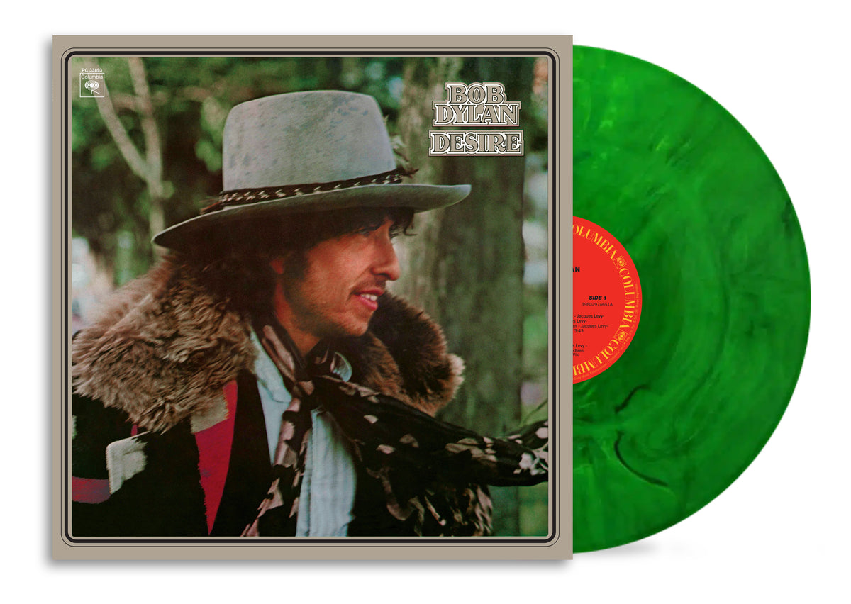BOB DYLAN - DESIRE - LIMITED EDITION CYPRESS GREEN MARBLED VINYL LP - NATIONAL ALBUM DAY TITLE - PRE ORDER OUT SATURDAY 17TH OCT 2026