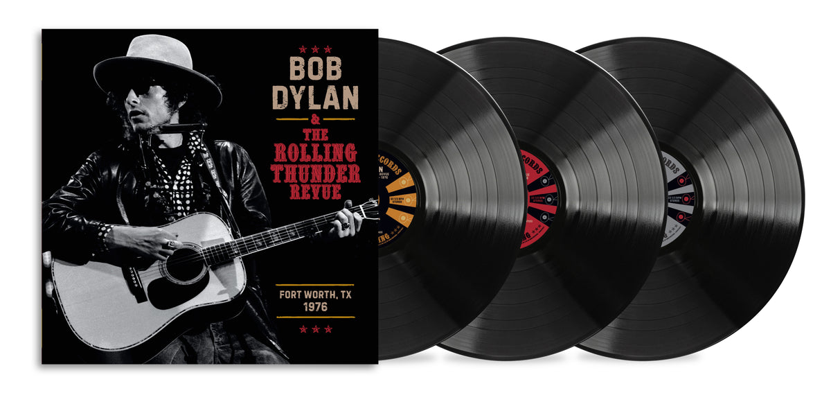 BOB DYLAN - THE ROLLING THUNDER REVUE 1976: FORT WORTH TEXAS MAY 16TH - BLACK VINYL 3LP - PRE ORDER OUT 6TH NOVEMBER 2026