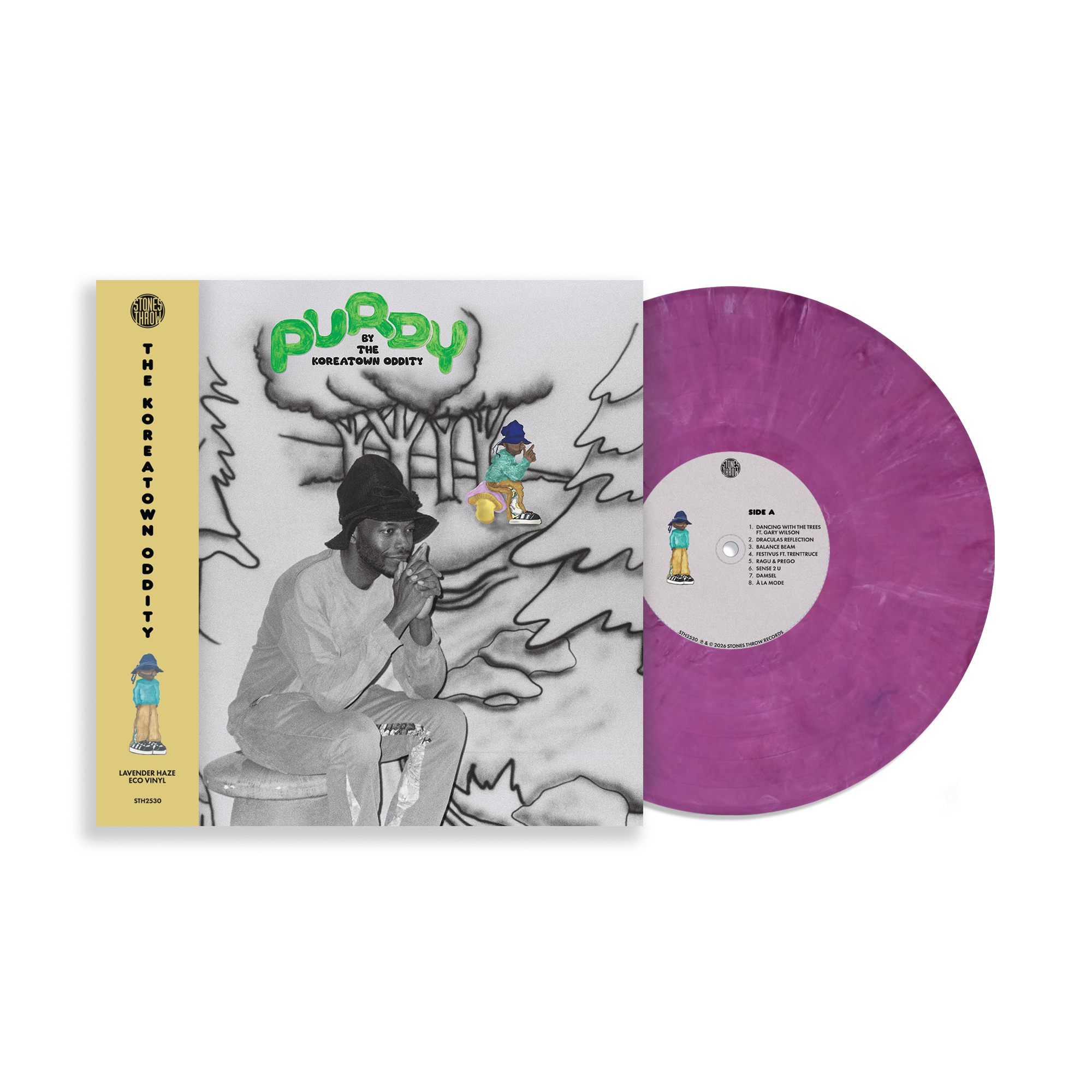 THE KOREATOWN ODDITY - PURDY - LIMITED EDITION LAVENDER HAZE ECO VINYL LP