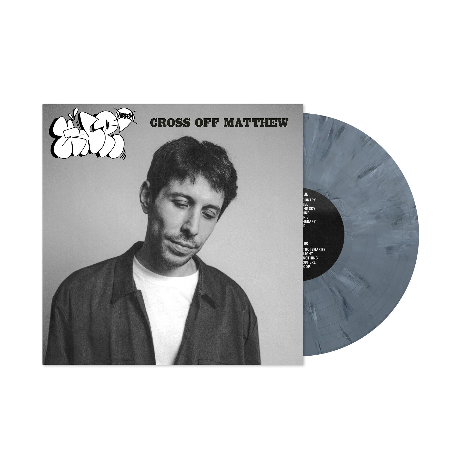 GDP - CROSS OFF MATTHEW - LIMITED INDIES ONLY 'BONDA A SPOT FIRST RUN CLUB' COLOUR VINYL + POSTER/STICKER/CD