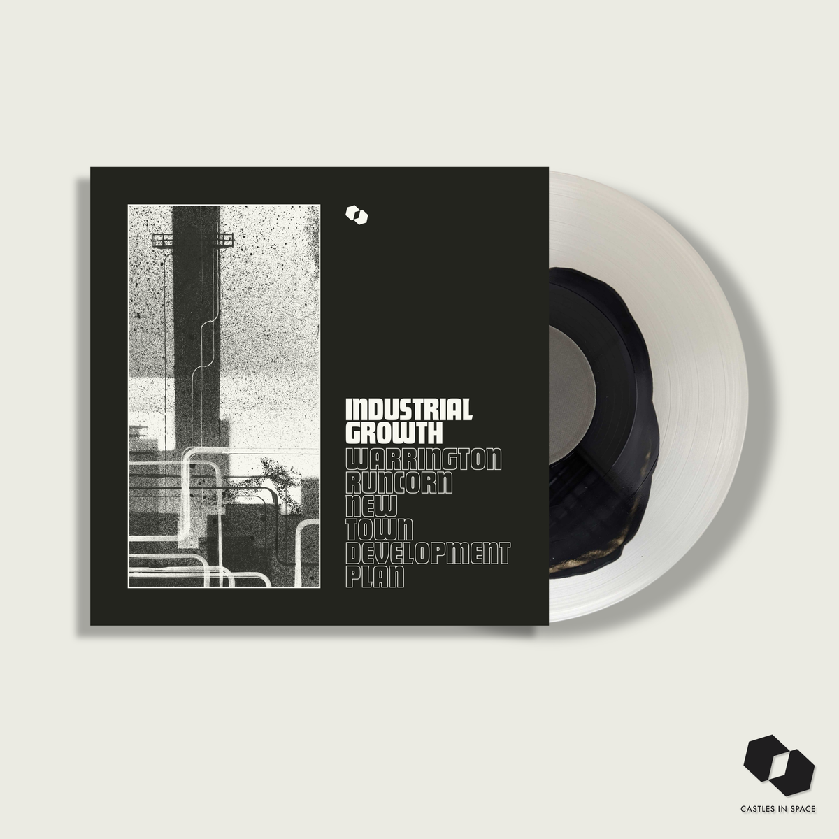 WARRINGTON-RUNCORN NEW TOWN DEVELOPMENT PLAN - INDUSTRIAL GROWTH - BLACK INSIDE CLEAR VINYL LP - PRE ORDER OUT 30TH OCT 2026