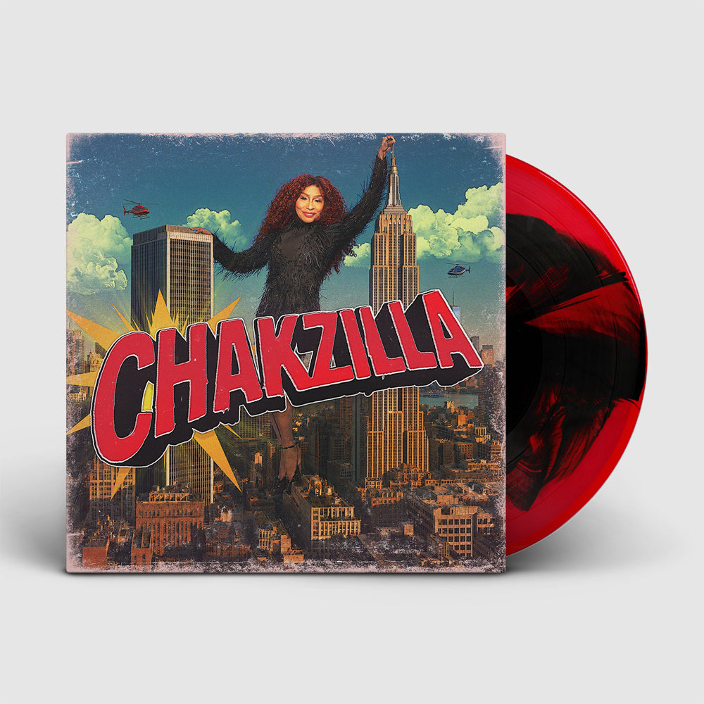 CHAKA KHAN - CHAKZILLA - RETAIL EXCLUSIVE INKPLOSION RED & BLACK VINYL LP