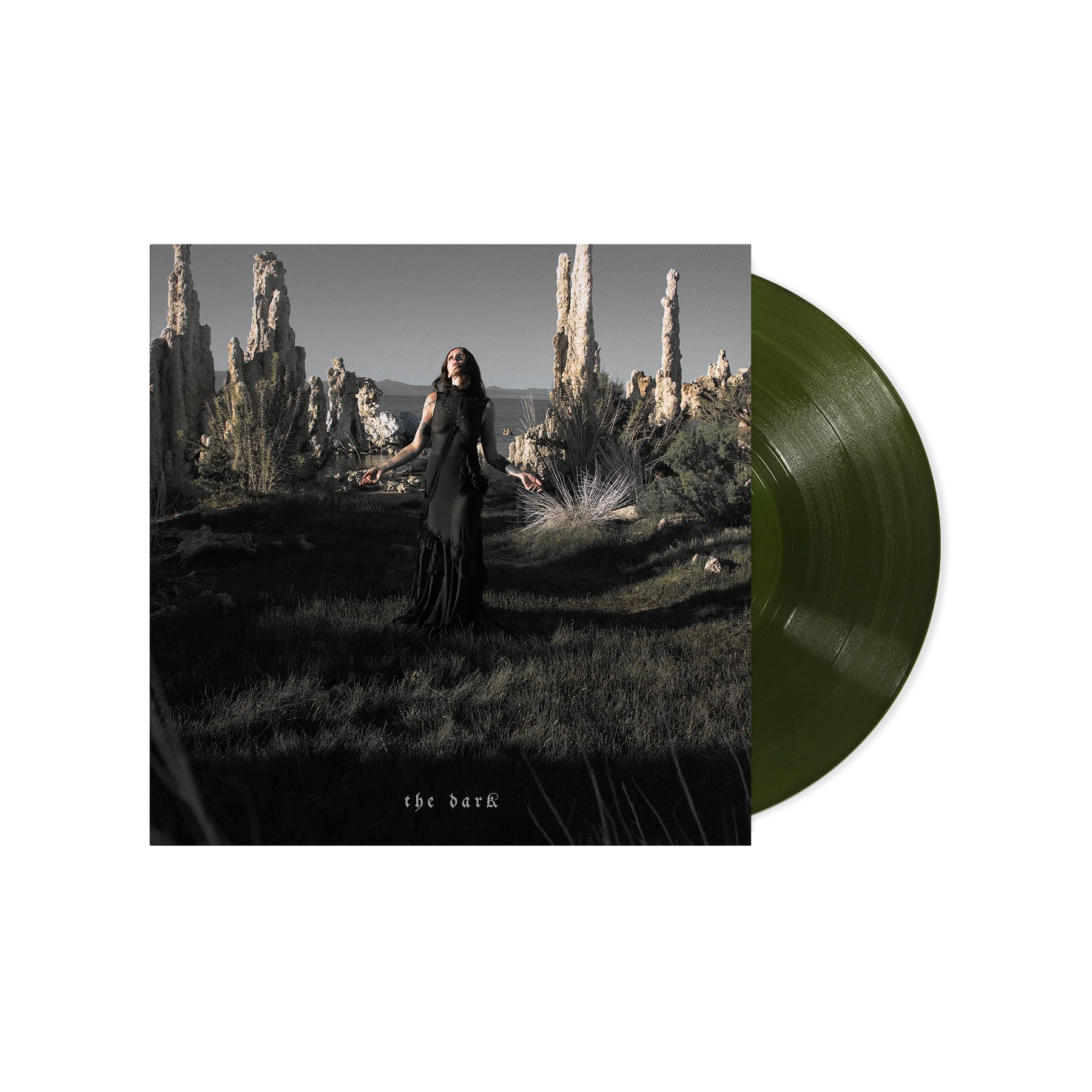 CHELSEA WOLFE - THE DARK - LIMITED EDITION INDIES ONLY FOREST GREEN VINYL LP