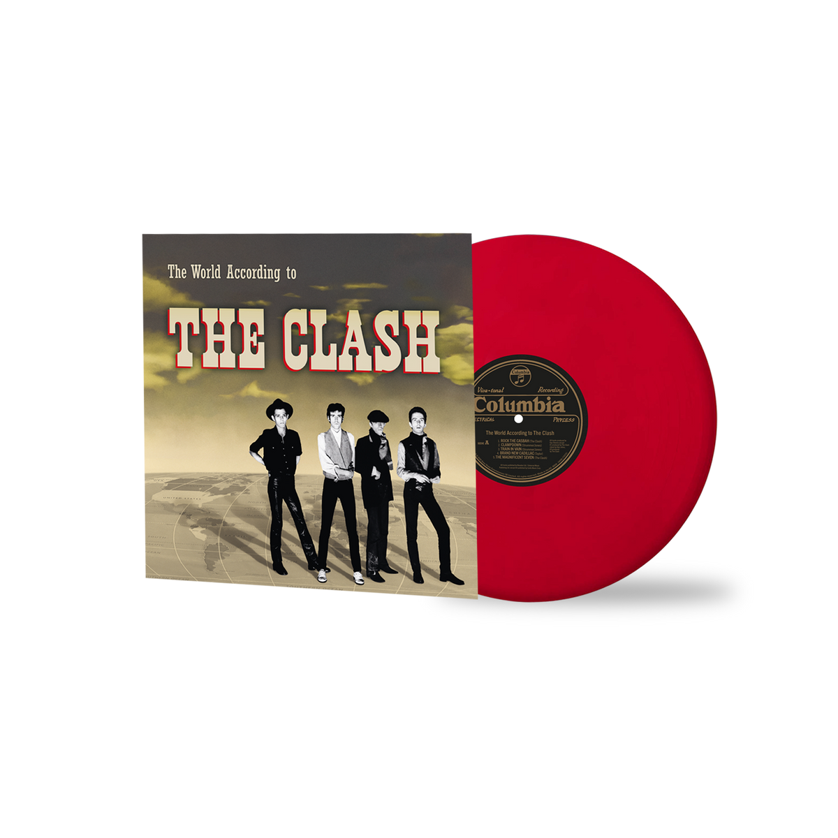 THE CLASH - THE WORLD ACCORDING TO THE CLASH - LIMITED RED VINYL LP - PRE ORDER OUT 13TH NOVEMBER 2026