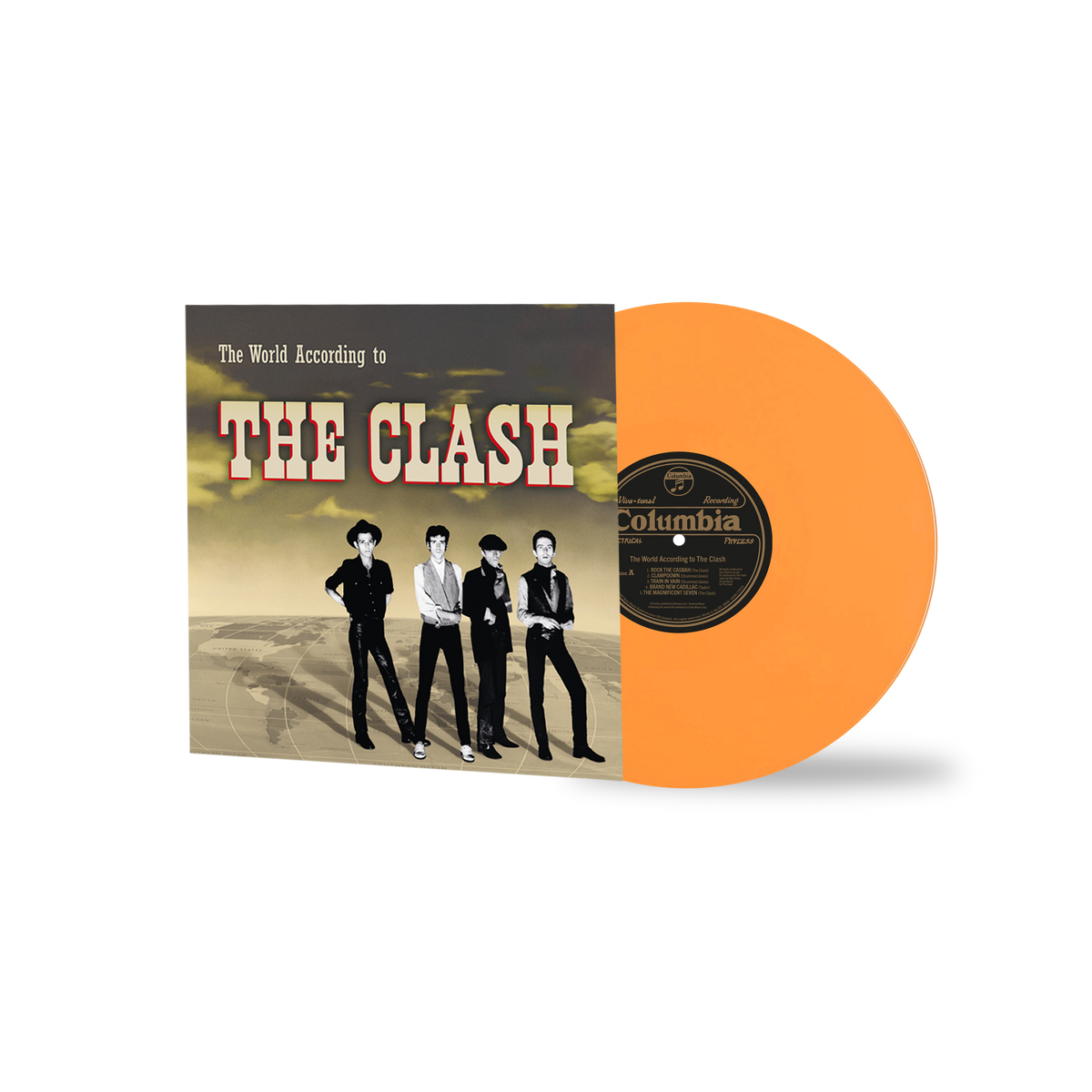 THE CLASH - THE WORLD ACCORDING TO THE CLASH - LIMITED ORANGE VINYL LP - PRE ORDER OUT 13TH NOVEMBER 2026