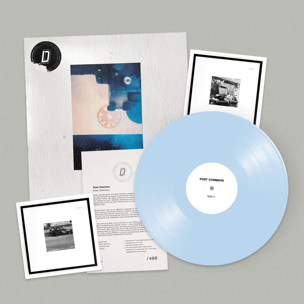 POST COMMON - POST COMMON - DINKED EARLY DOORS EDITION 12 - ICE PLUME BLUE VINYL LP + ART CARDS & SIGNED NUMBERED INSERT