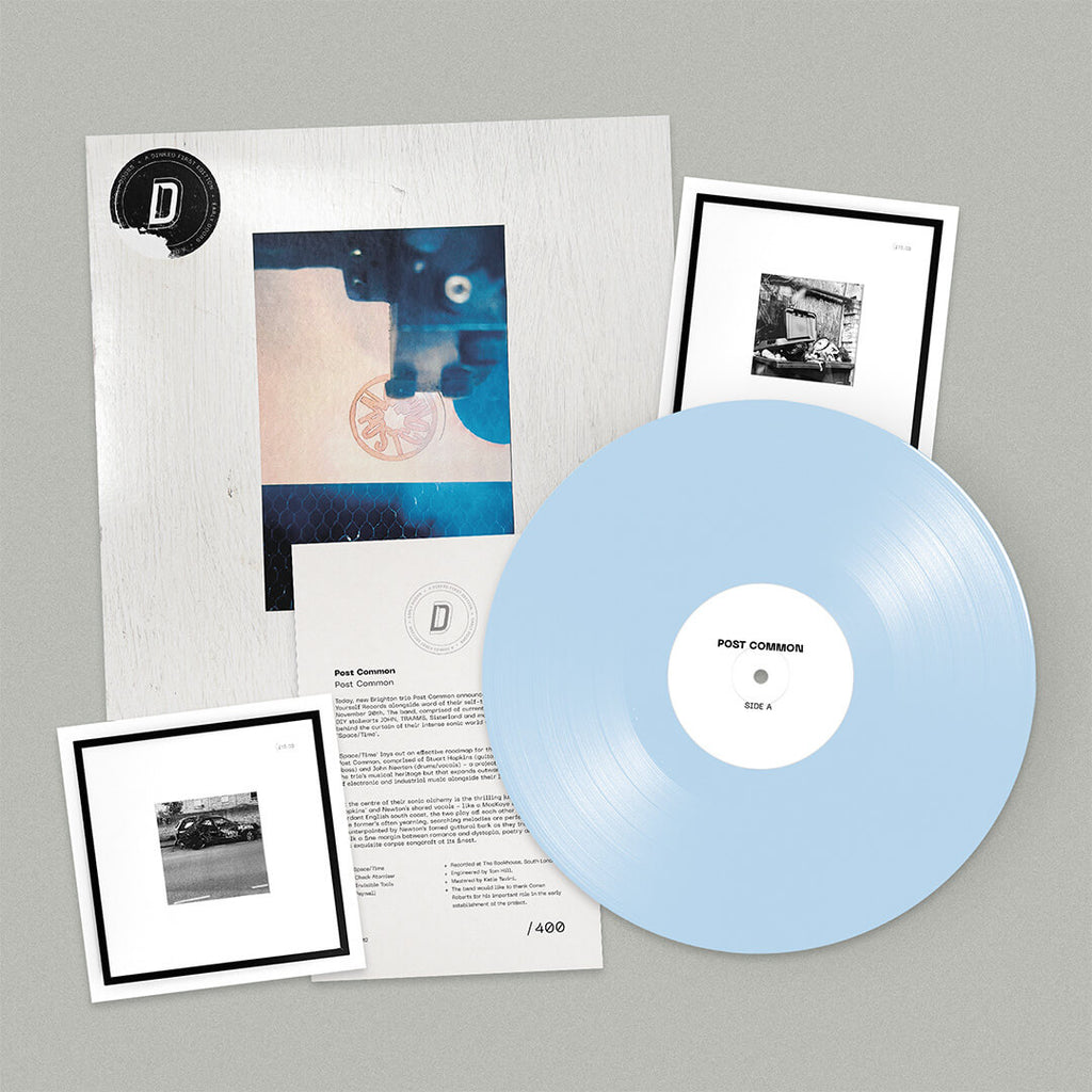 POST COMMON - POST COMMON - DINKED EARLY DOORS EDITION 12 - ICE PLUME BLUE VINYL LP + ART CARDS & SIGNED NUMBERED INSERT