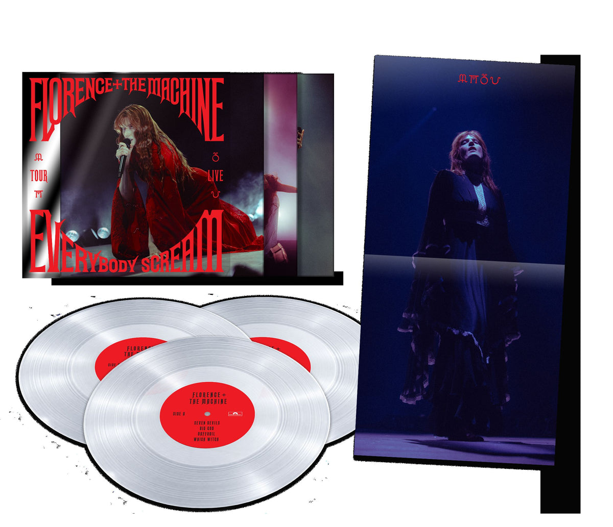 FLORENCE + THE MACHINE - EVERYBODY SCREAM TOUR LIVE - LIMITED EDITION CLEAR VINYL 3LP - PRE ORDER OUT 19TH MARCH 2027