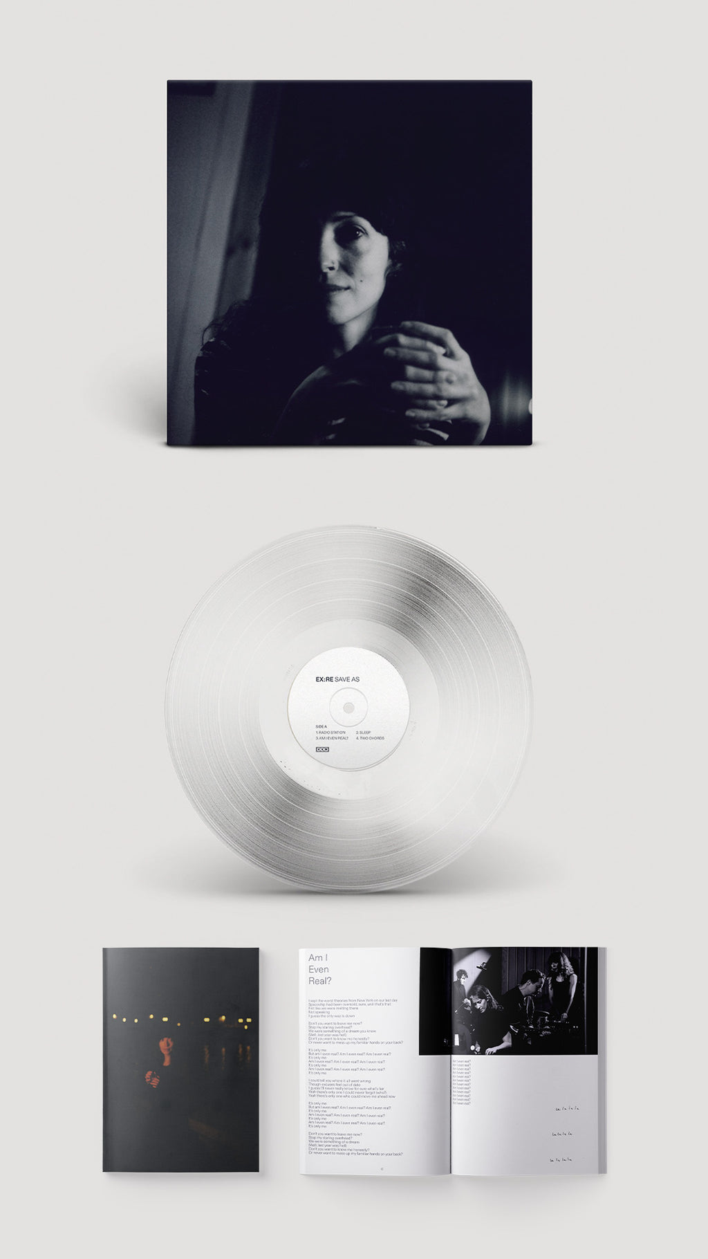 EX:RE - SAVE AS - INDIE EXCLUSIVE CRYSTAL CLEAR VINYL LP + LYRIC BOOKLET - PRE ORDER OUT 30TH OCT 2026