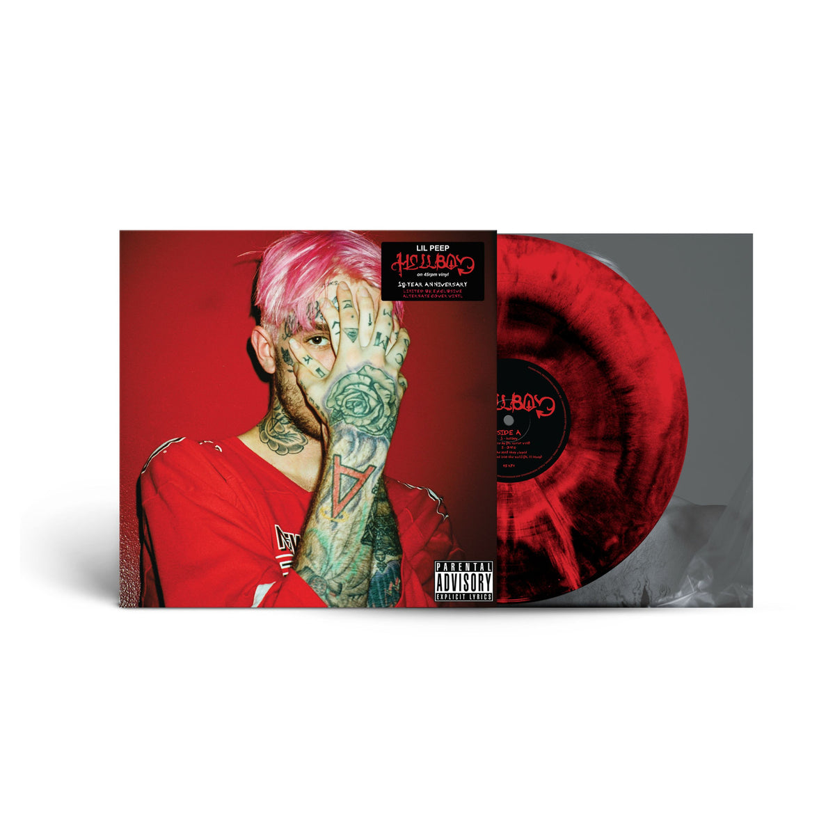 LIL PEEP - HELLBOY - LIMITED EDITION RED BLACK VINYL 2LP - PRE ORDER OUT 20TH NOVEMBER 2026