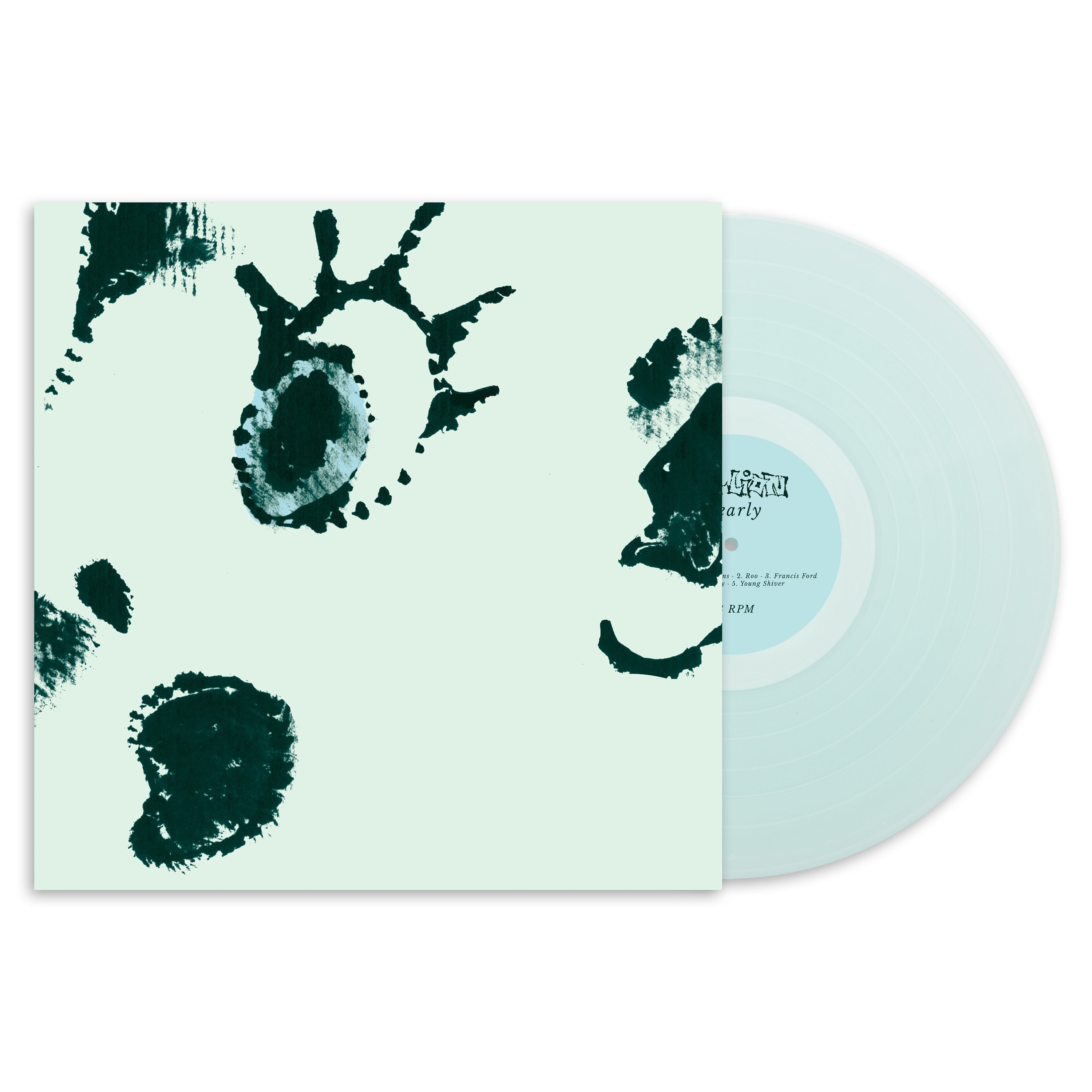 BULLION - 'NEARLY' - LIMITED EDITION CELADON COLOURED VINYL LP