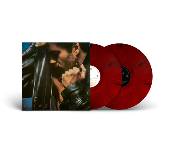 GEORGE MICHAEL - FAITH - RED AND BLACK MARBLED VINYL 2LP