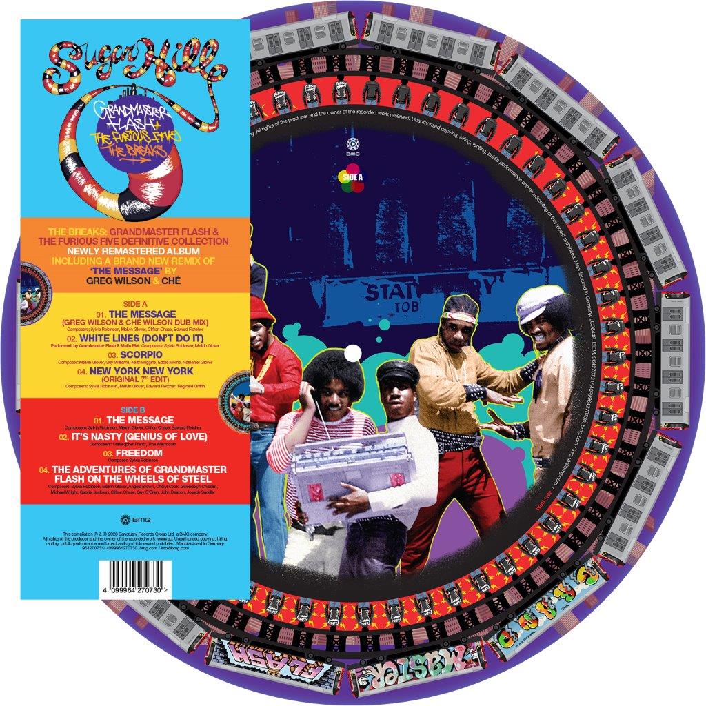 GRANDMASTER FLASH & THE FURIOUS FIVE - THE BREAKS: THE DEFINITIVE COLLECTION - LIMITED EDITION 180G ZOETROPE PICTURE DISC VINYL LP