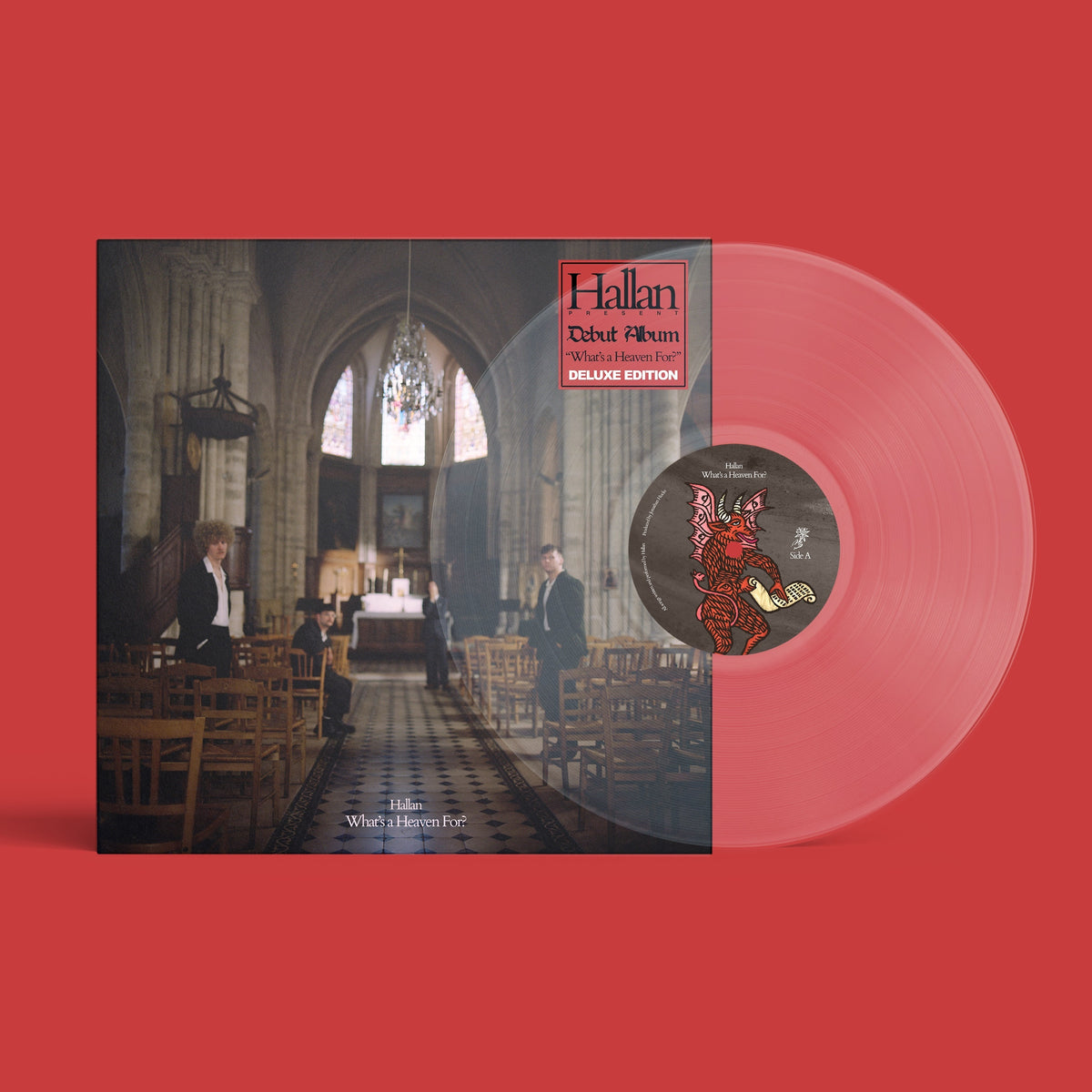 HALLAN - WHAT'S A HEAVEN FOR? - LIMITED EDITION INDIES EXCLUSIVE CLEAR VINYL LP - PRE ORDER OUT 29TH JANUARY 2027